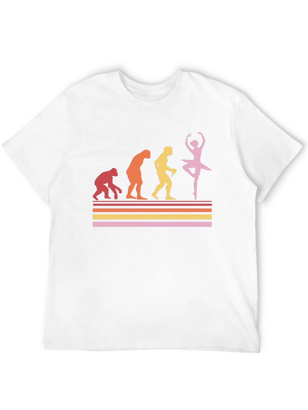 Camiseta Hombre Evolución del Bailarín
