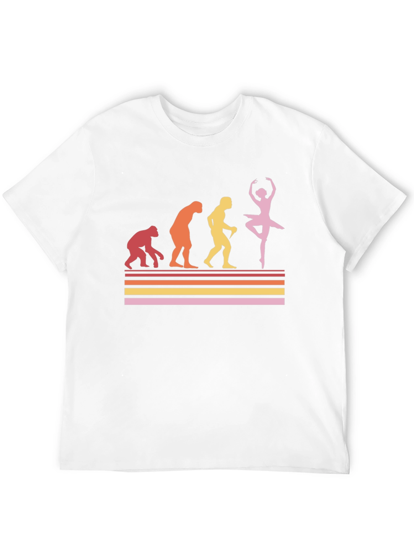 Camiseta Hombre Evolución del Bailarín