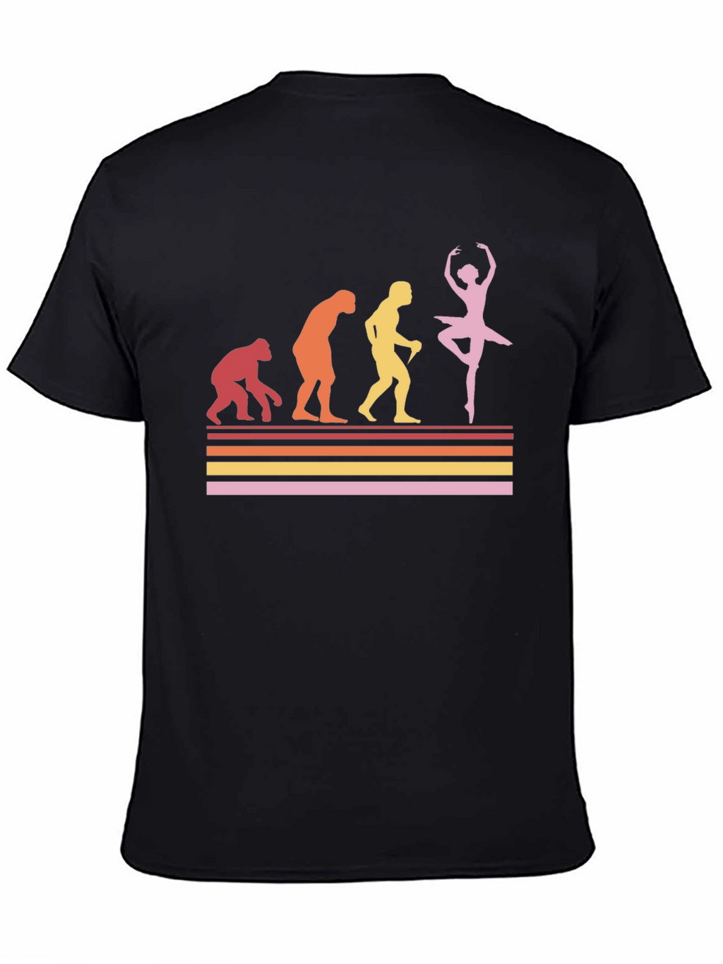 Camiseta Hombre Evolución del Bailarín