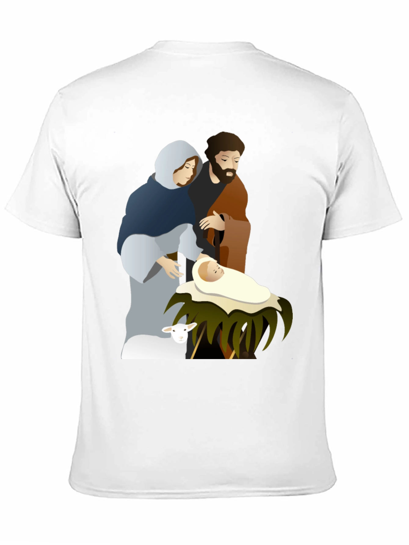Camiseta Gráfica Navidad Sagrada Familia