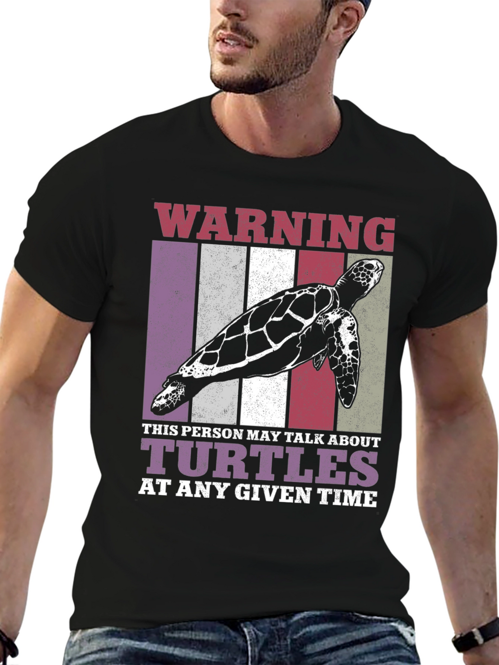 Camiseta Divertida de Tortugas - Advertencia