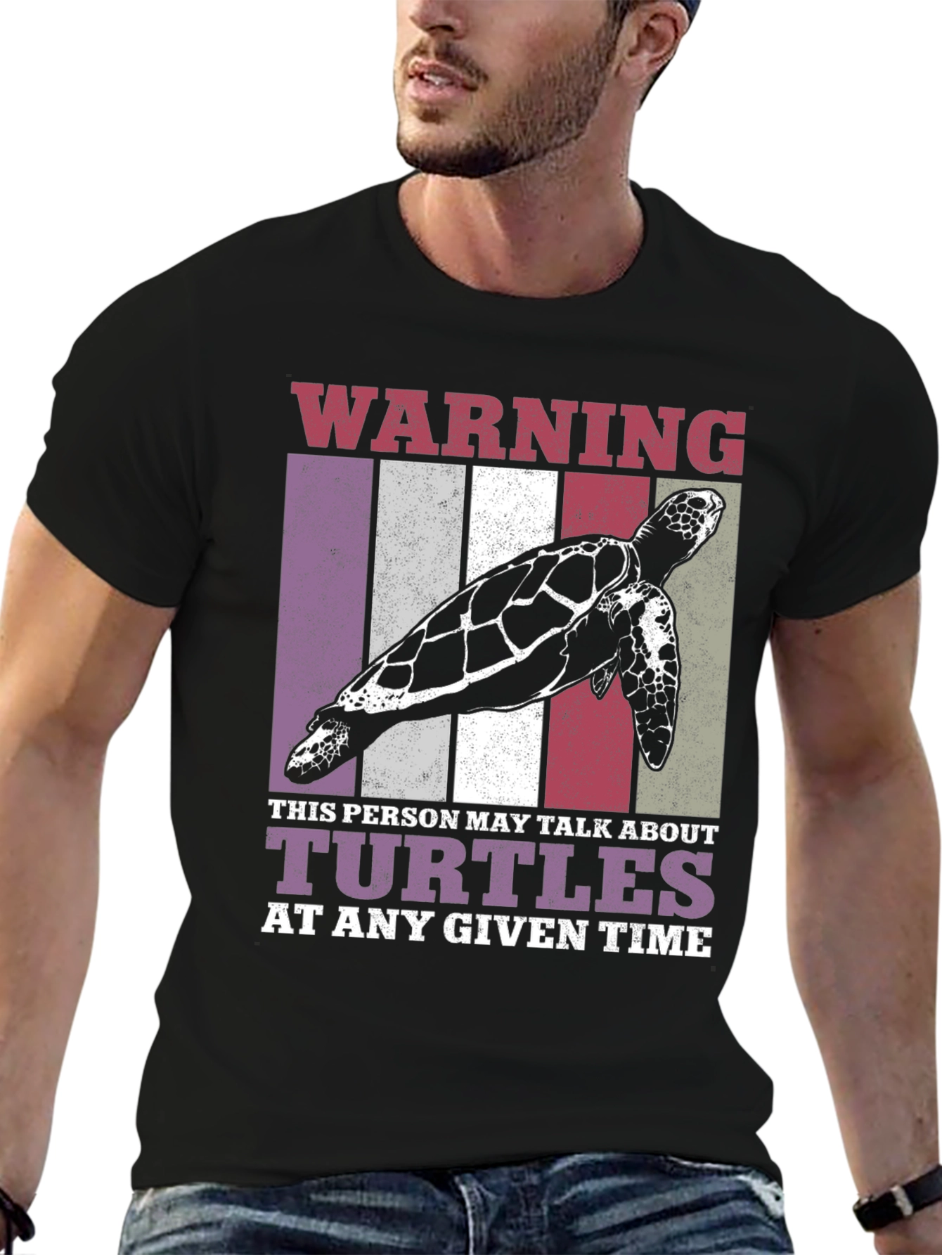 Camiseta Divertida de Tortugas - Advertencia