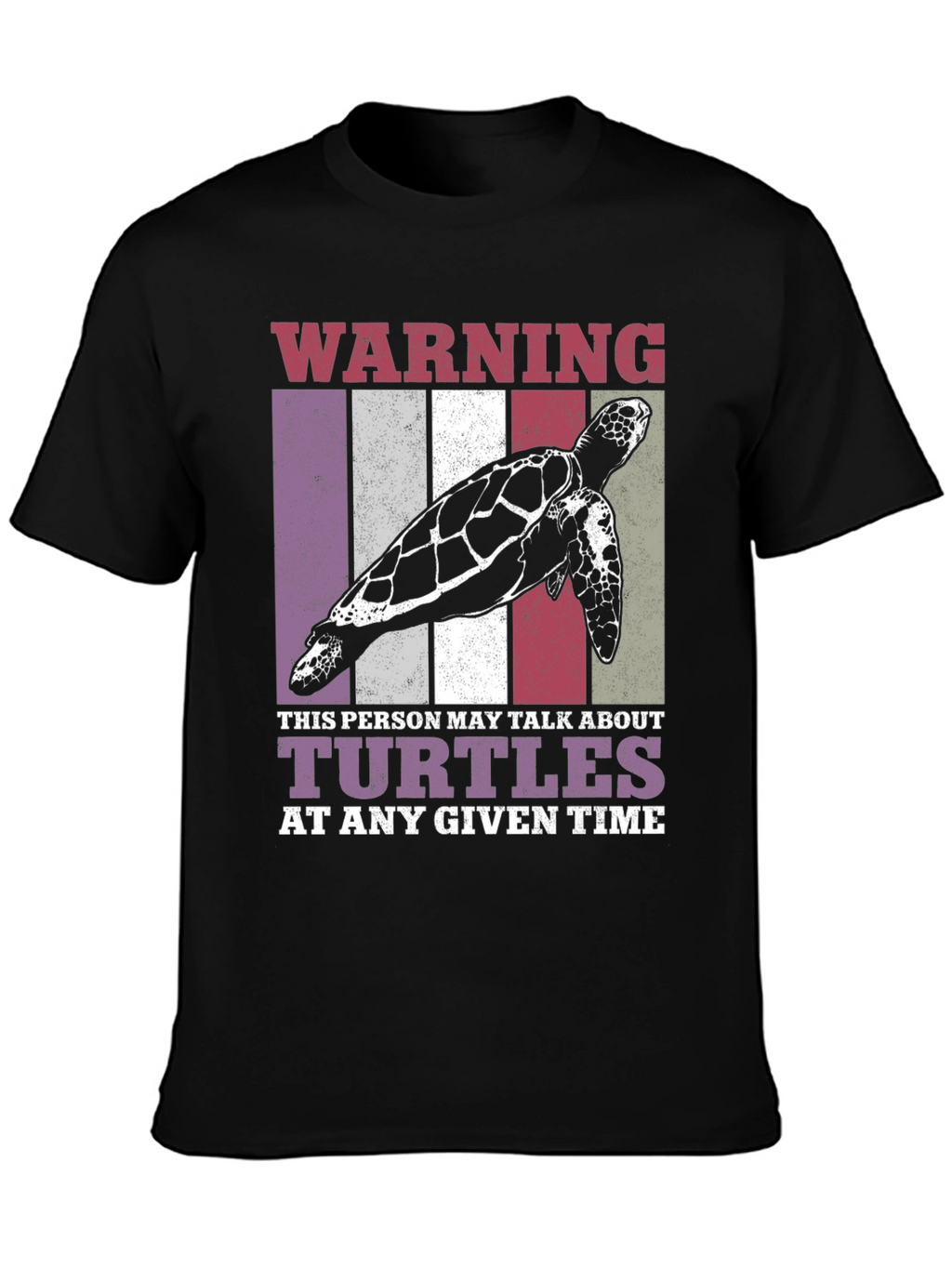 Camiseta Divertida de Tortugas - Advertencia