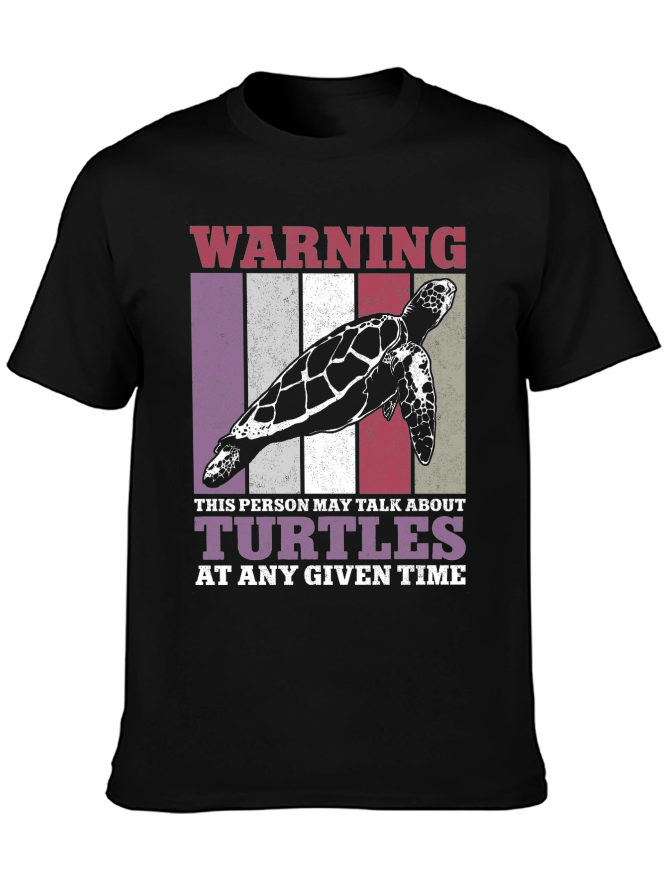 Camiseta Divertida de Tortugas - Advertencia