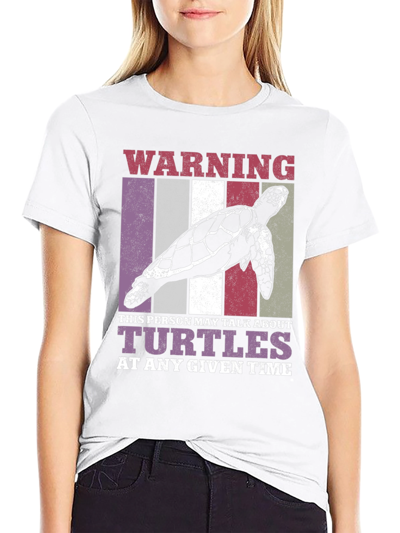 Camiseta Divertida de Tortugas - Advertencia