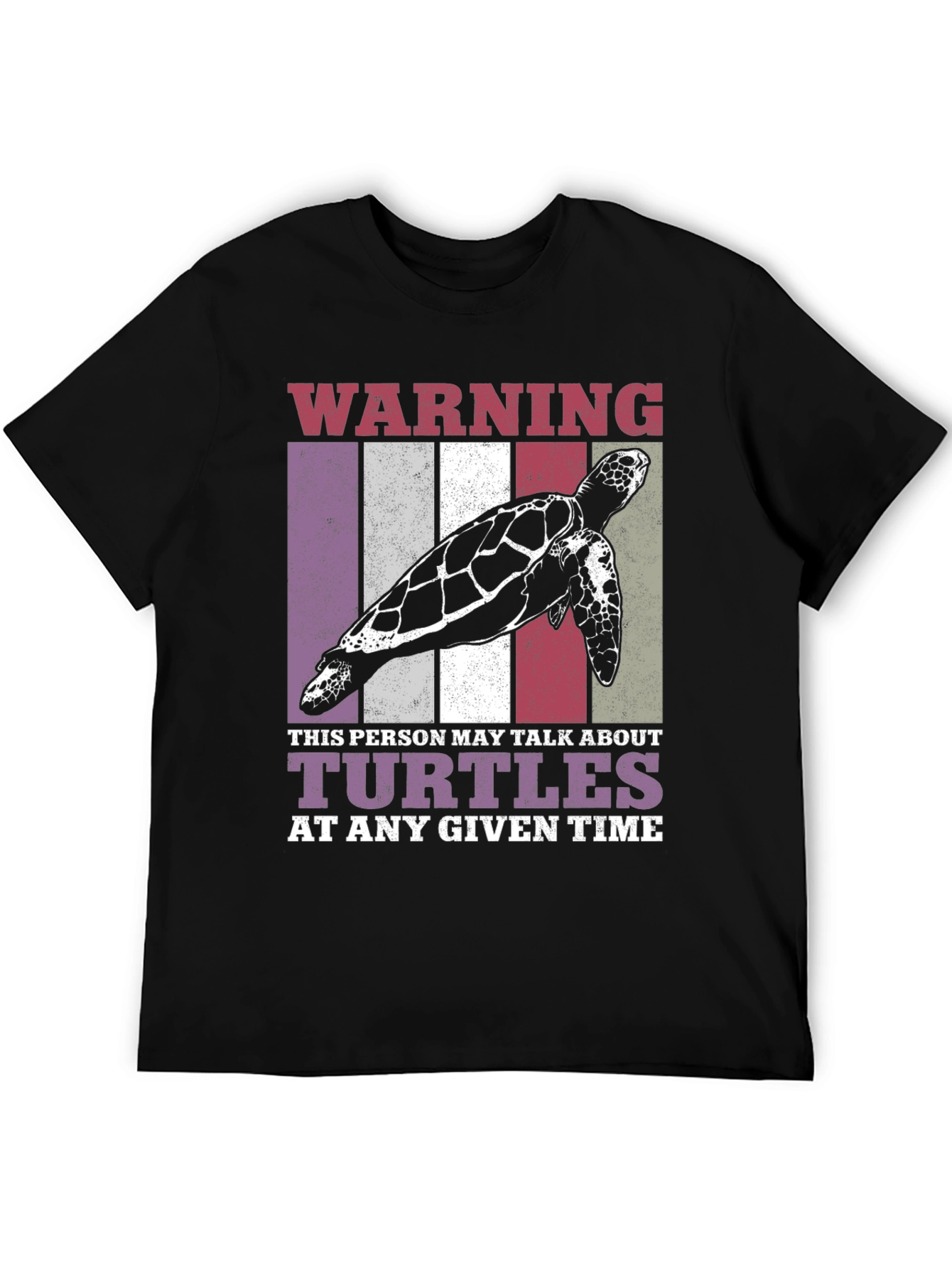 Camiseta Divertida de Tortugas - Advertencia