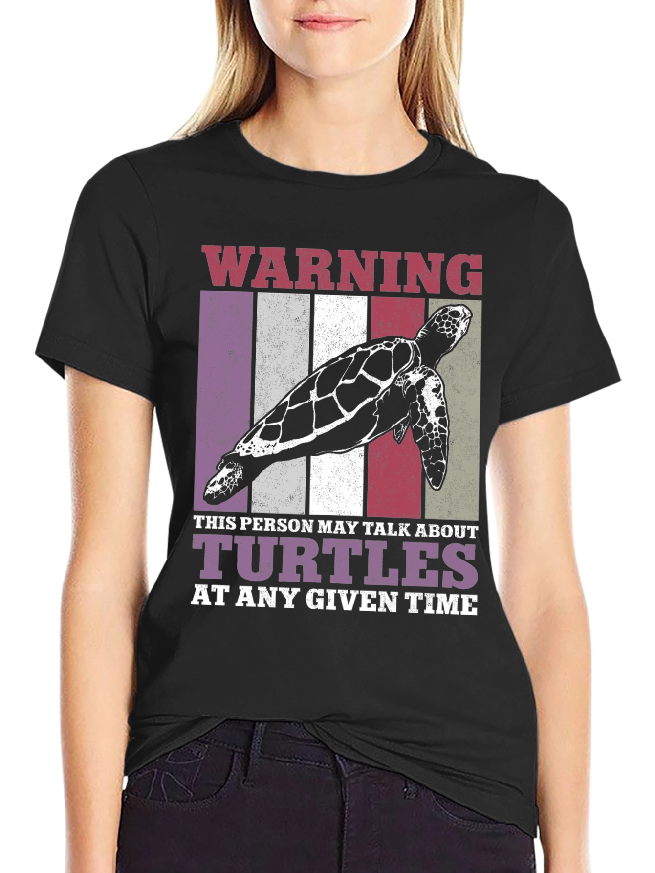 Camiseta Divertida de Tortugas - Advertencia