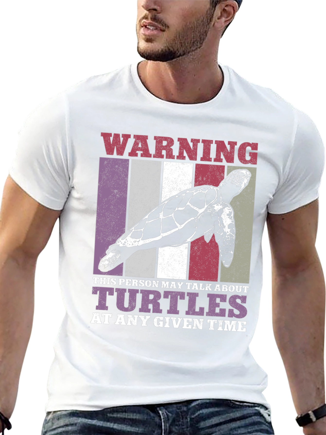 Camiseta Divertida de Tortugas - Advertencia