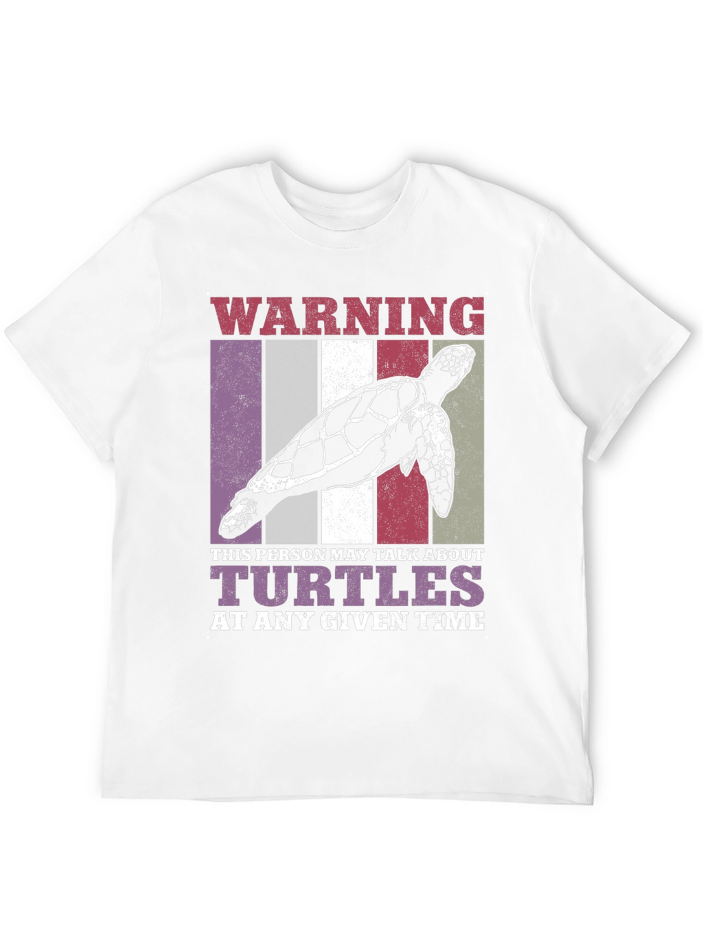 Camiseta Divertida de Tortugas - Advertencia