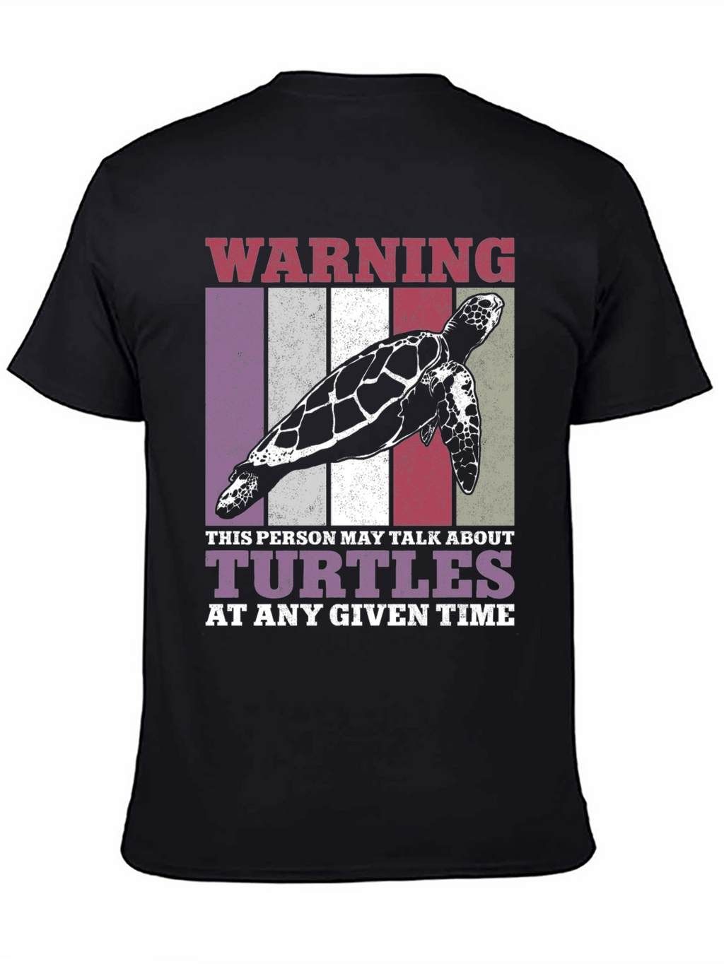 Camiseta Divertida de Tortugas - Advertencia