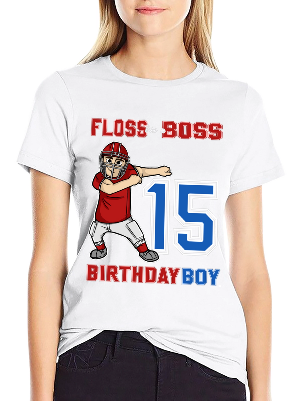 Camiseta Cumpleaños Niño Futbol 15 Años