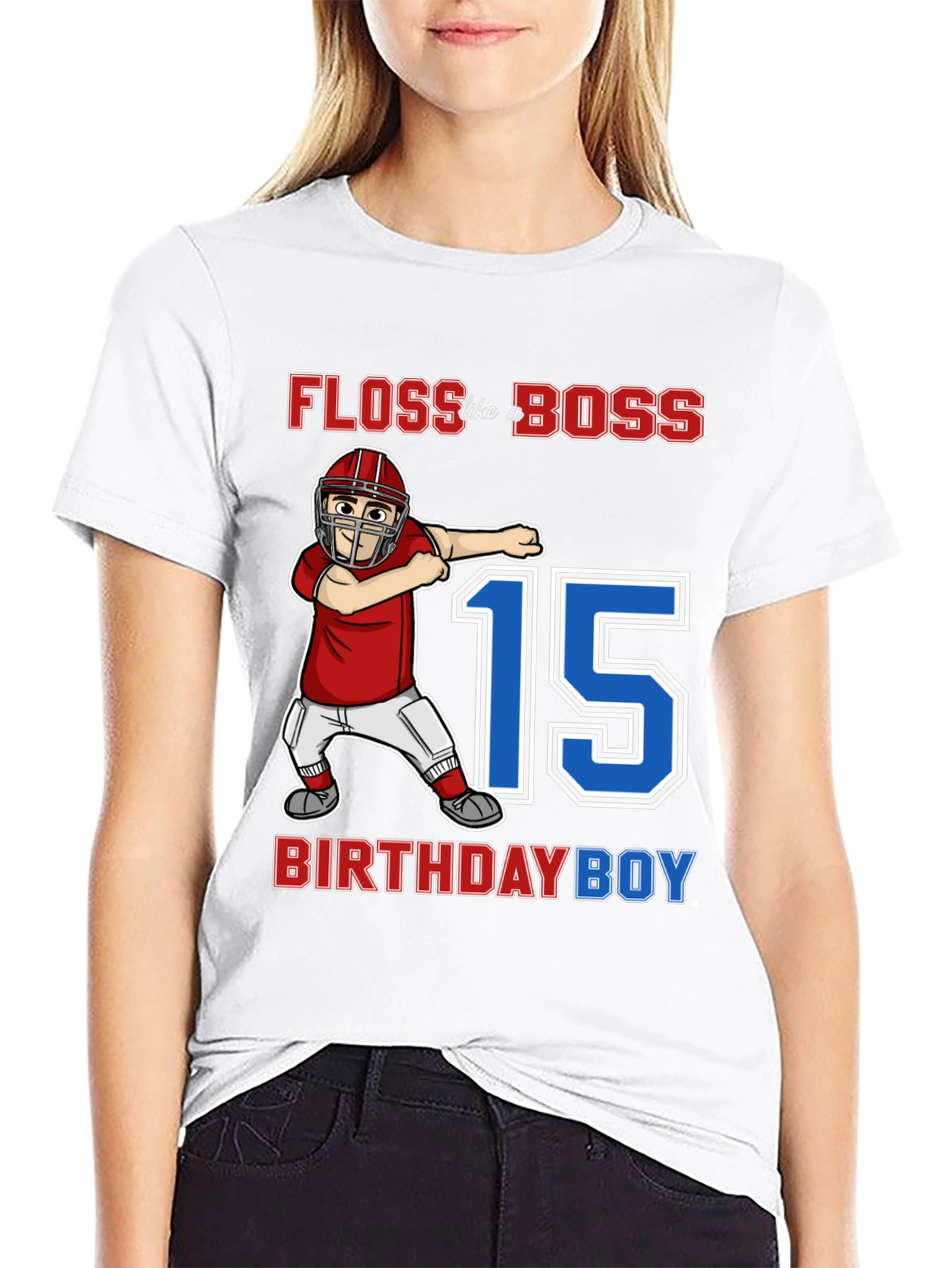 Camiseta Cumpleaños Niño Futbol 15 Años