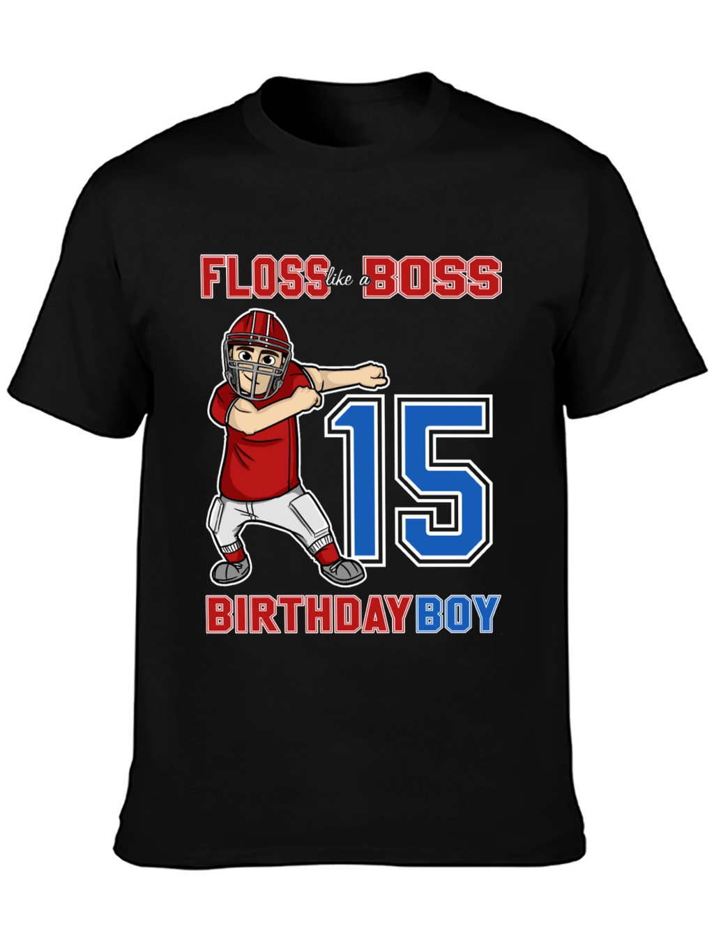 Camiseta Cumpleaños Niño Futbol 15 Años