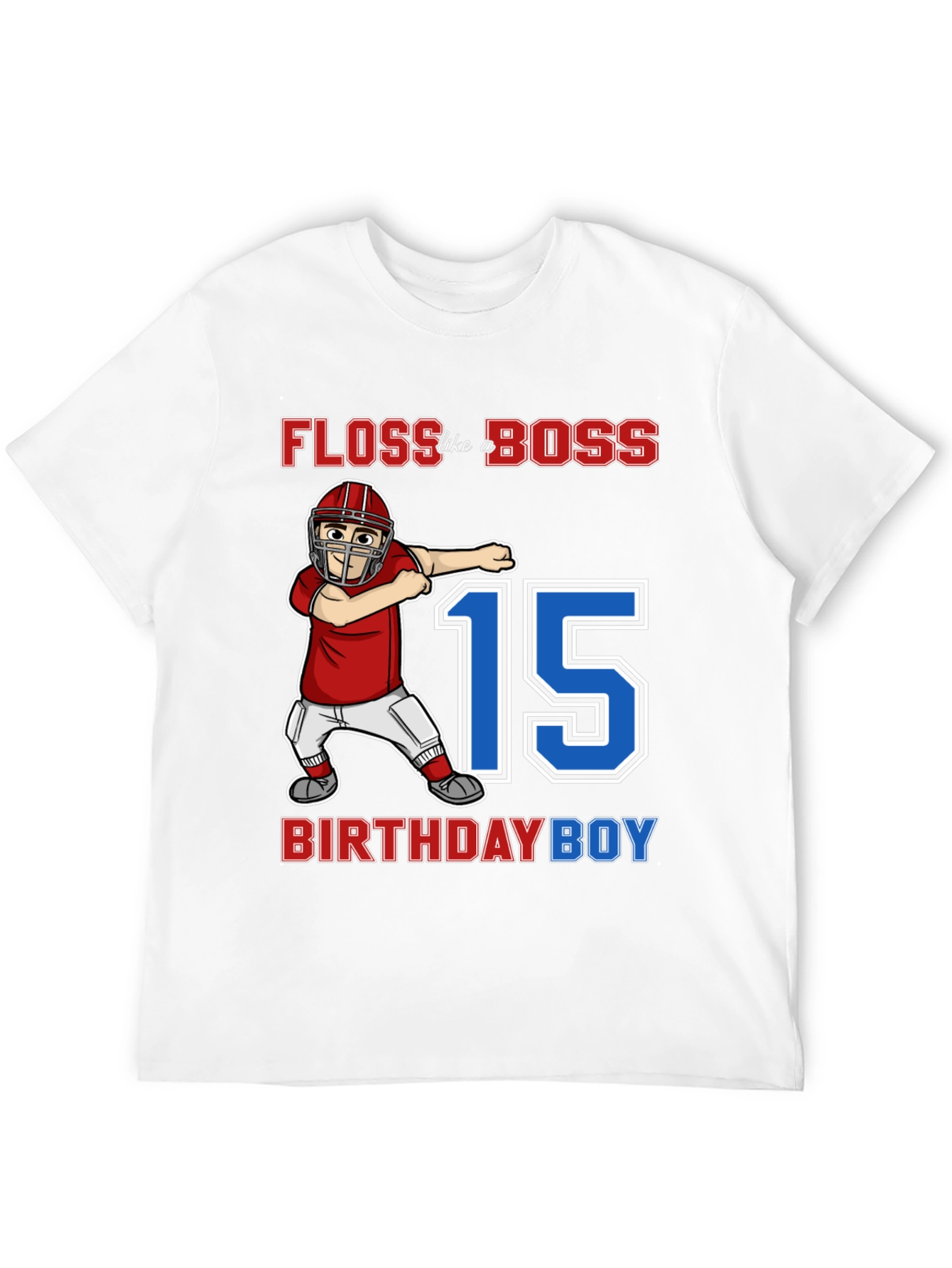 Camiseta Cumpleaños Niño Futbol 15 Años