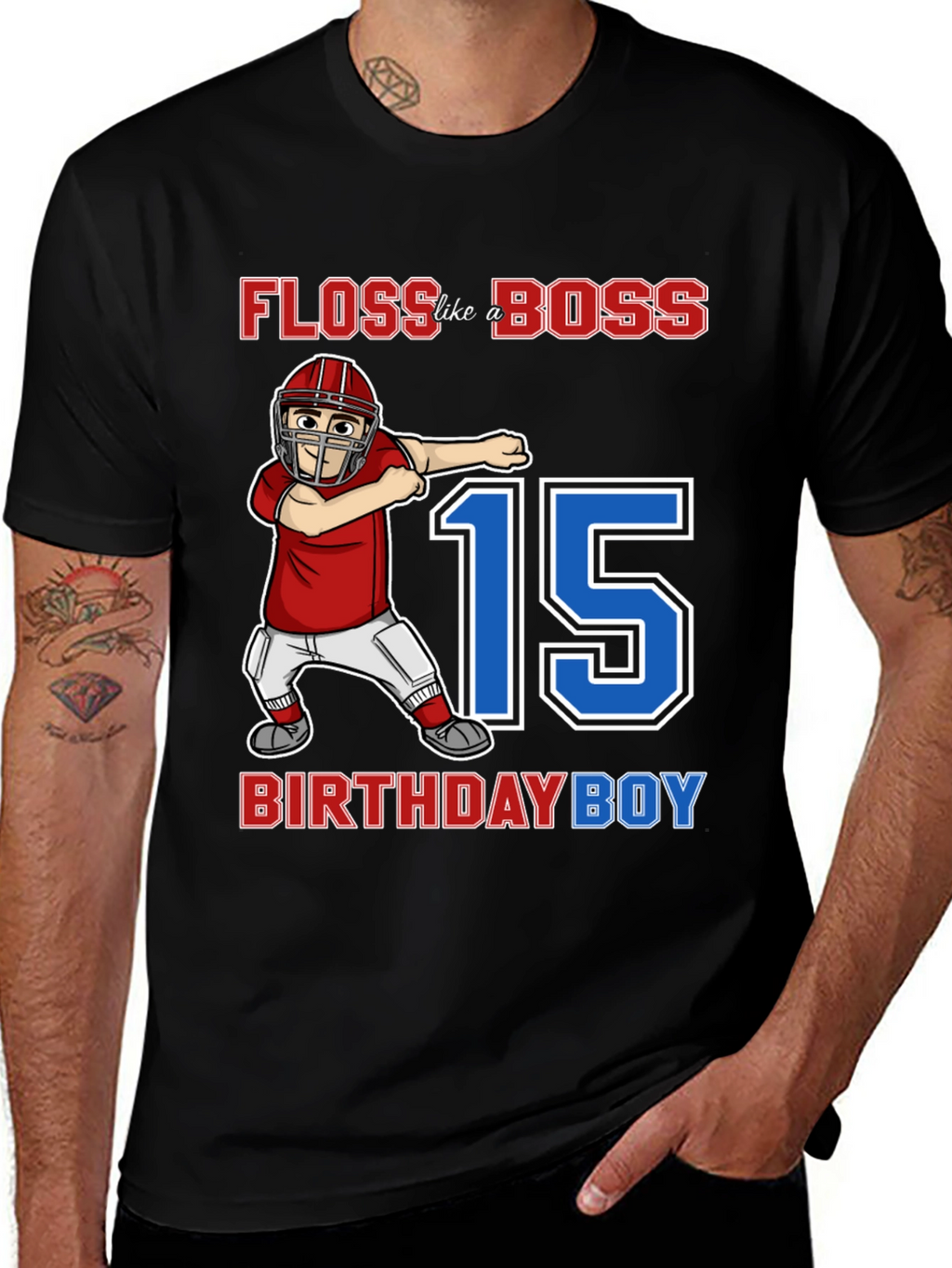 Camiseta Cumpleaños Niño Futbol 15 Años