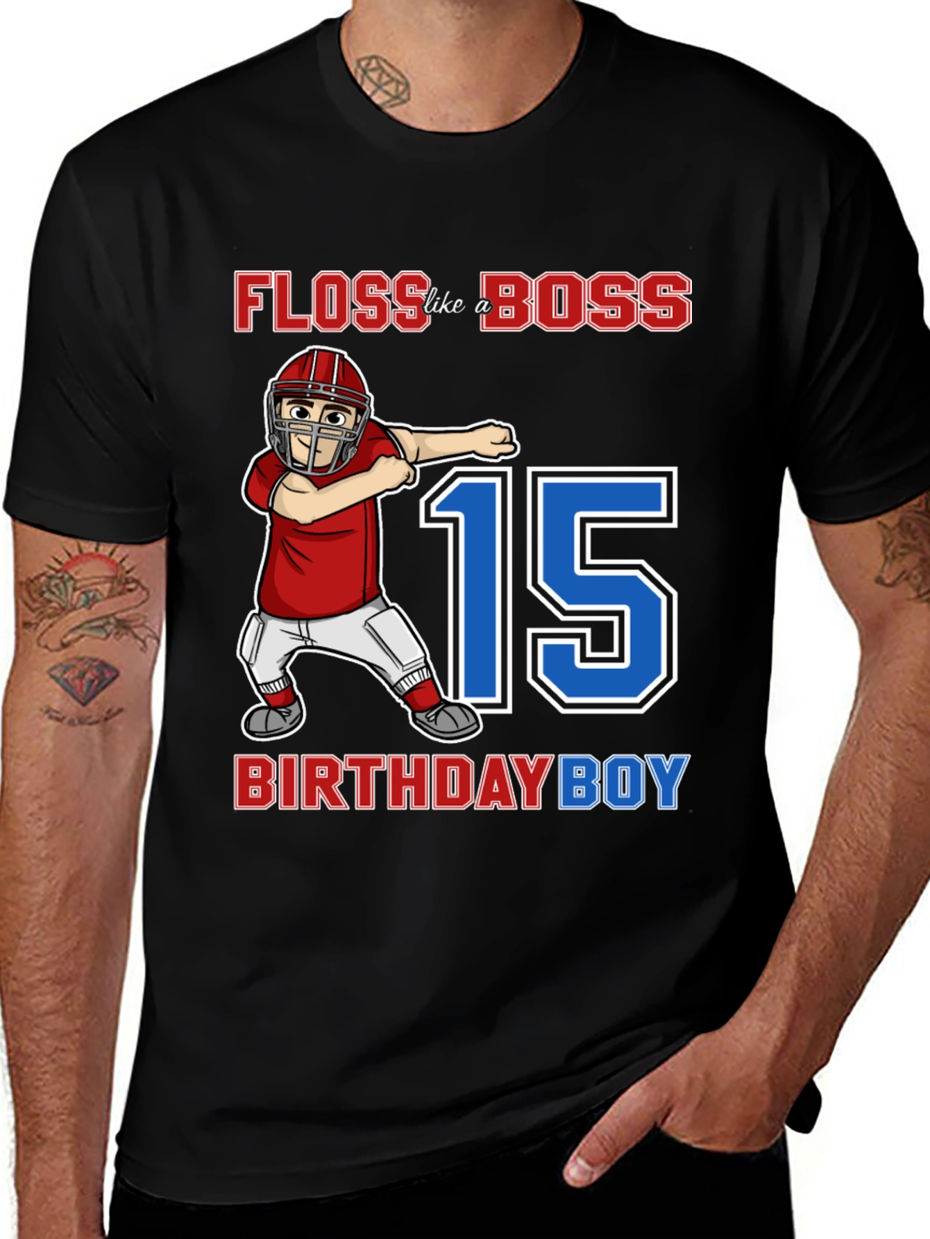 Camiseta Cumpleaños Niño Futbol 15 Años