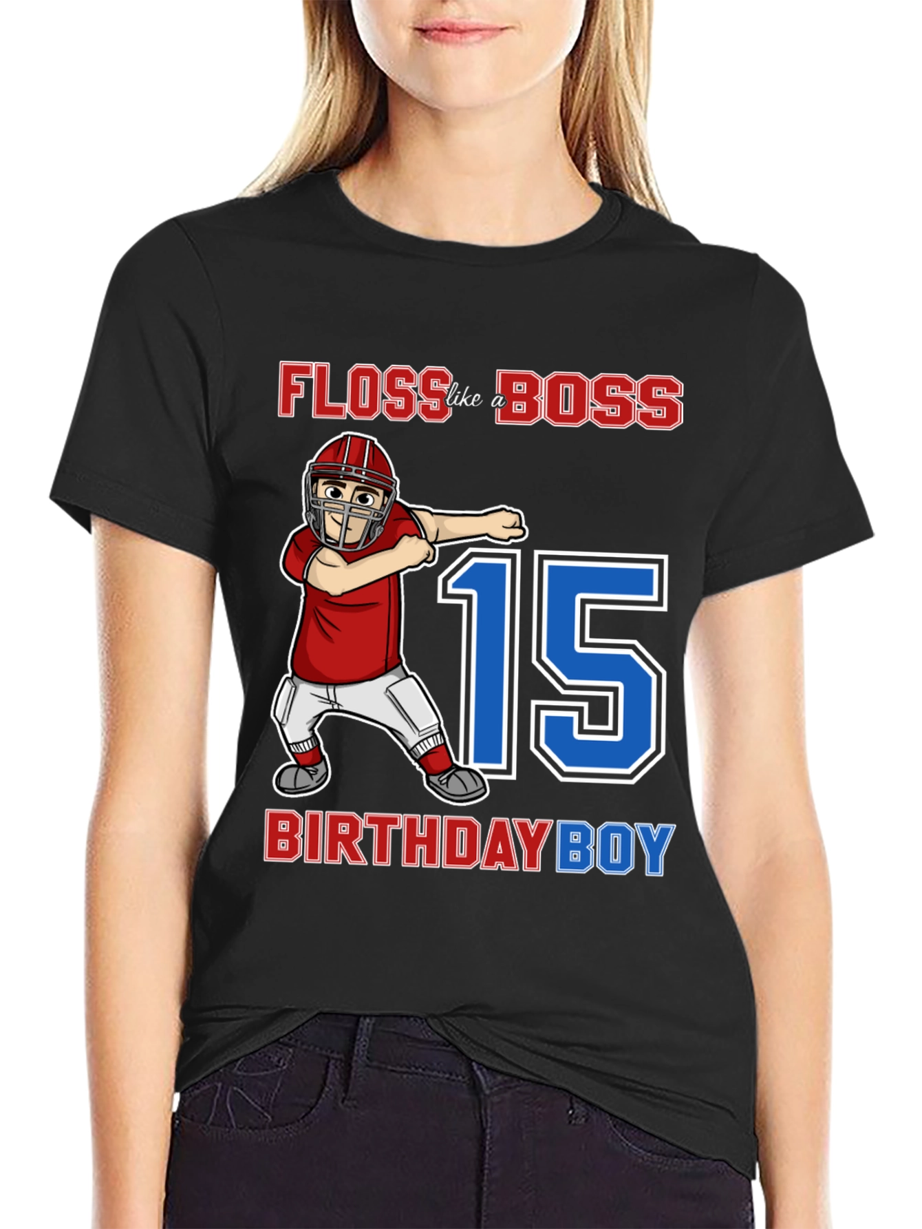 Camiseta Cumpleaños Niño Futbol 15 Años