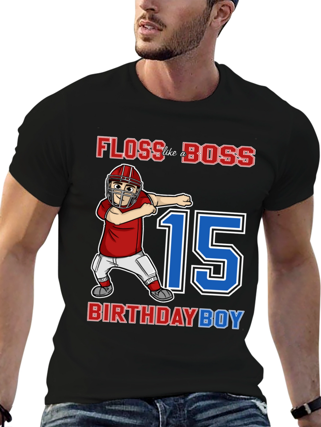 Camiseta Cumpleaños Niño Futbol 15 Años