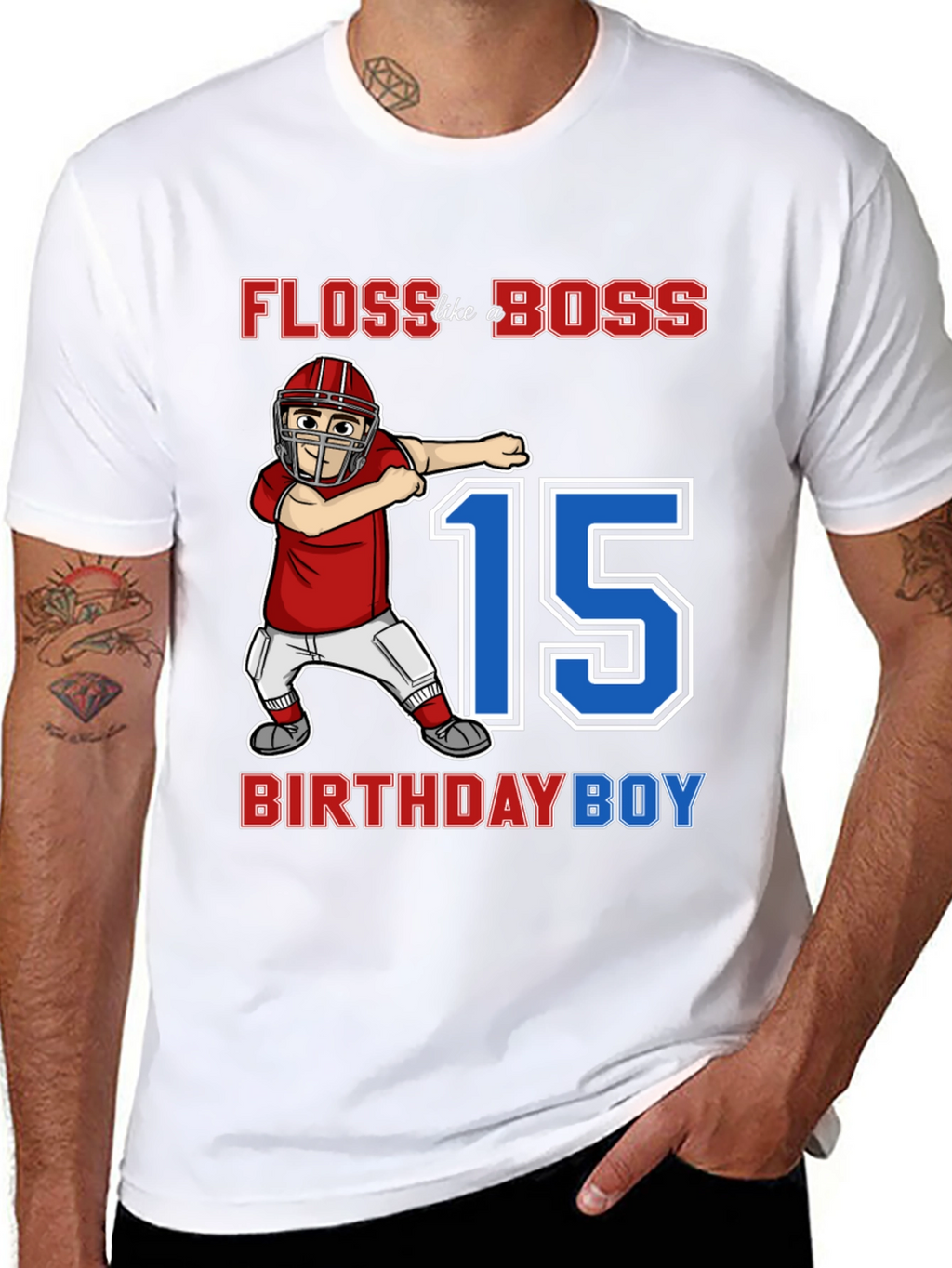 Camiseta Cumpleaños Niño Futbol 15 Años