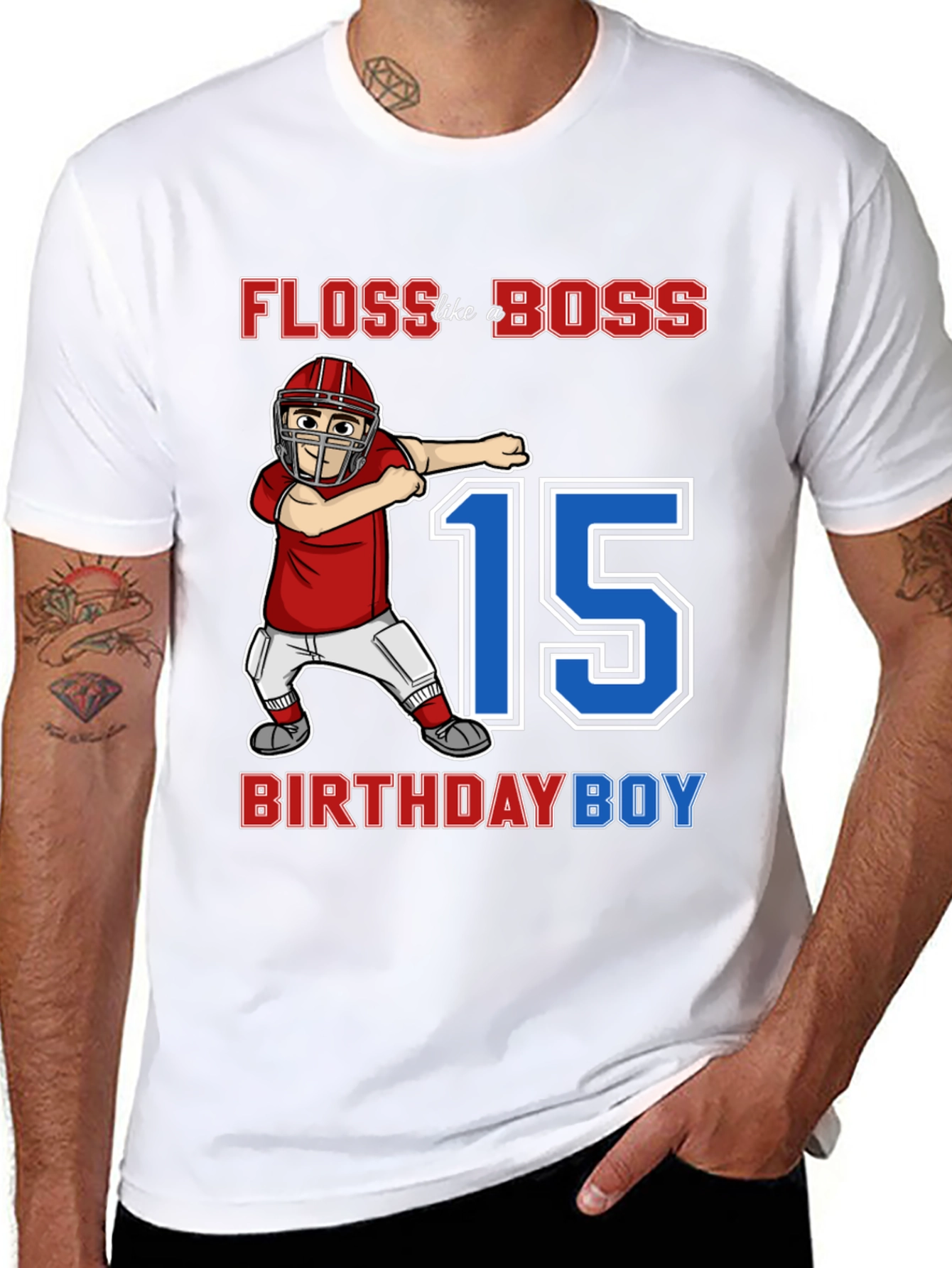Camiseta Cumpleaños Niño Futbol 15 Años