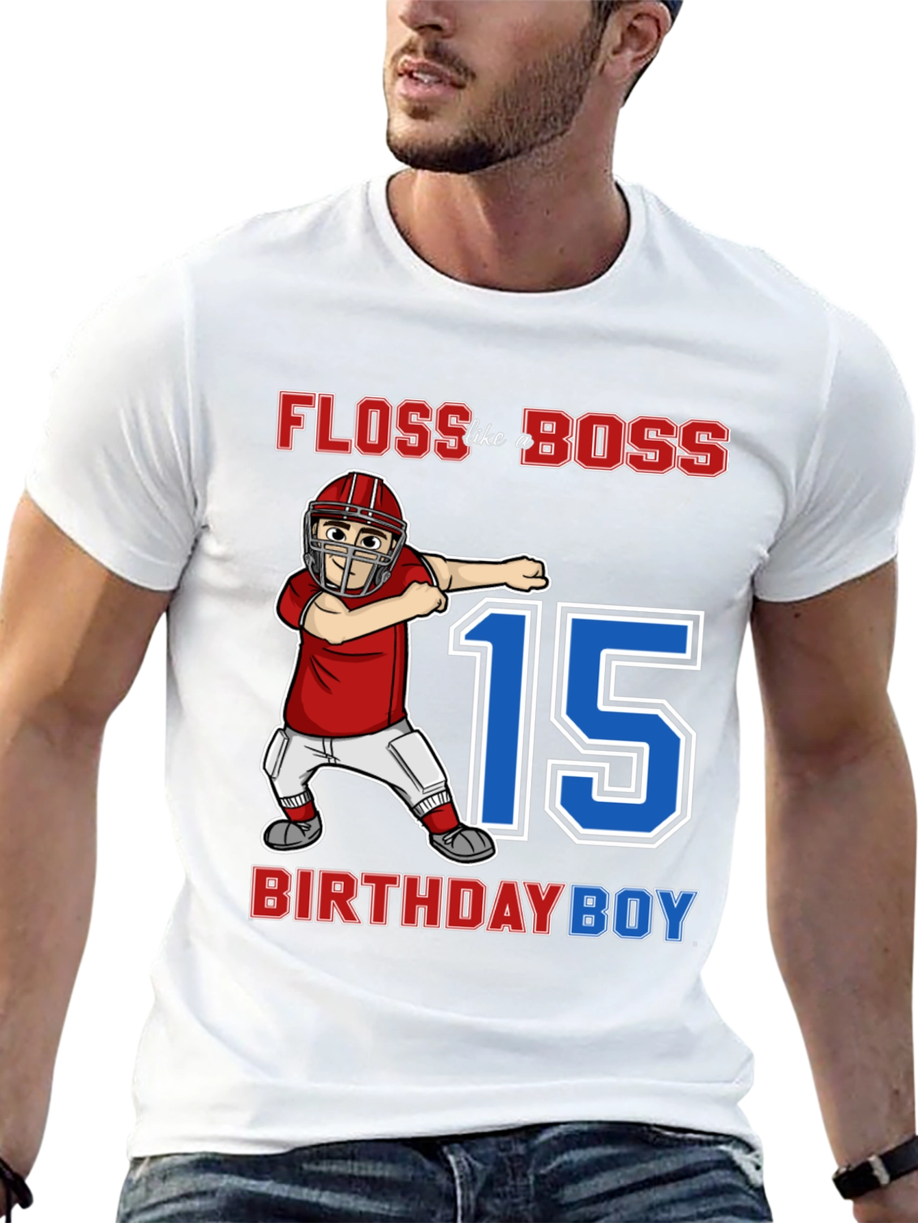 Camiseta Cumpleaños Niño Futbol 15 Años
