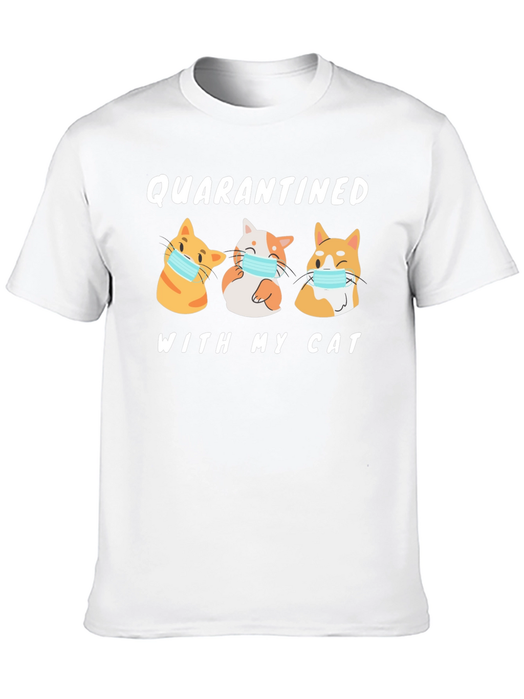 Camiseta En Cuarentena Con Mi Gato