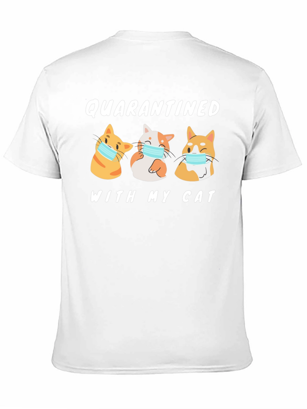 Camiseta En Cuarentena Con Mi Gato