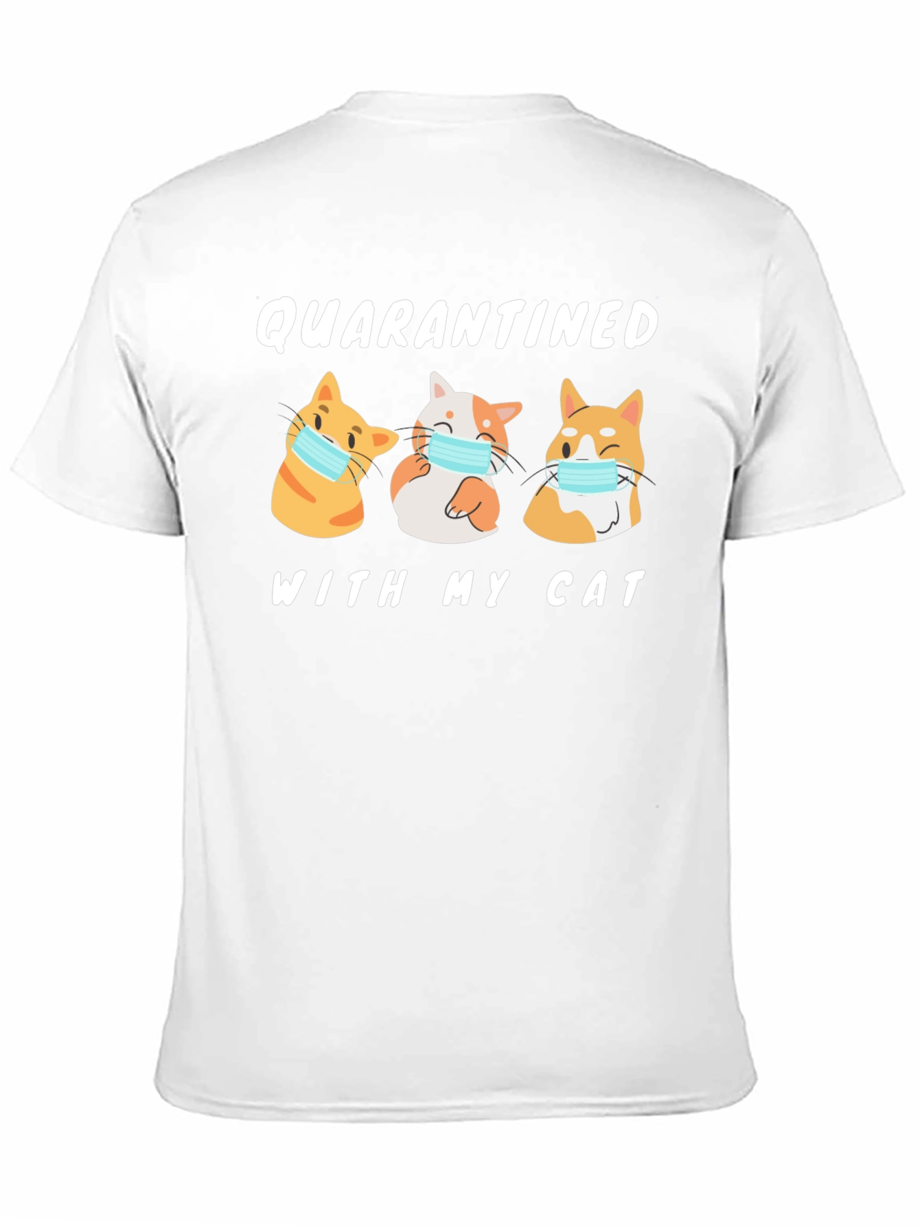 Camiseta En Cuarentena Con Mi Gato