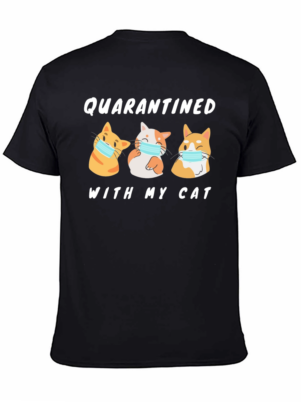 Camiseta En Cuarentena Con Mi Gato