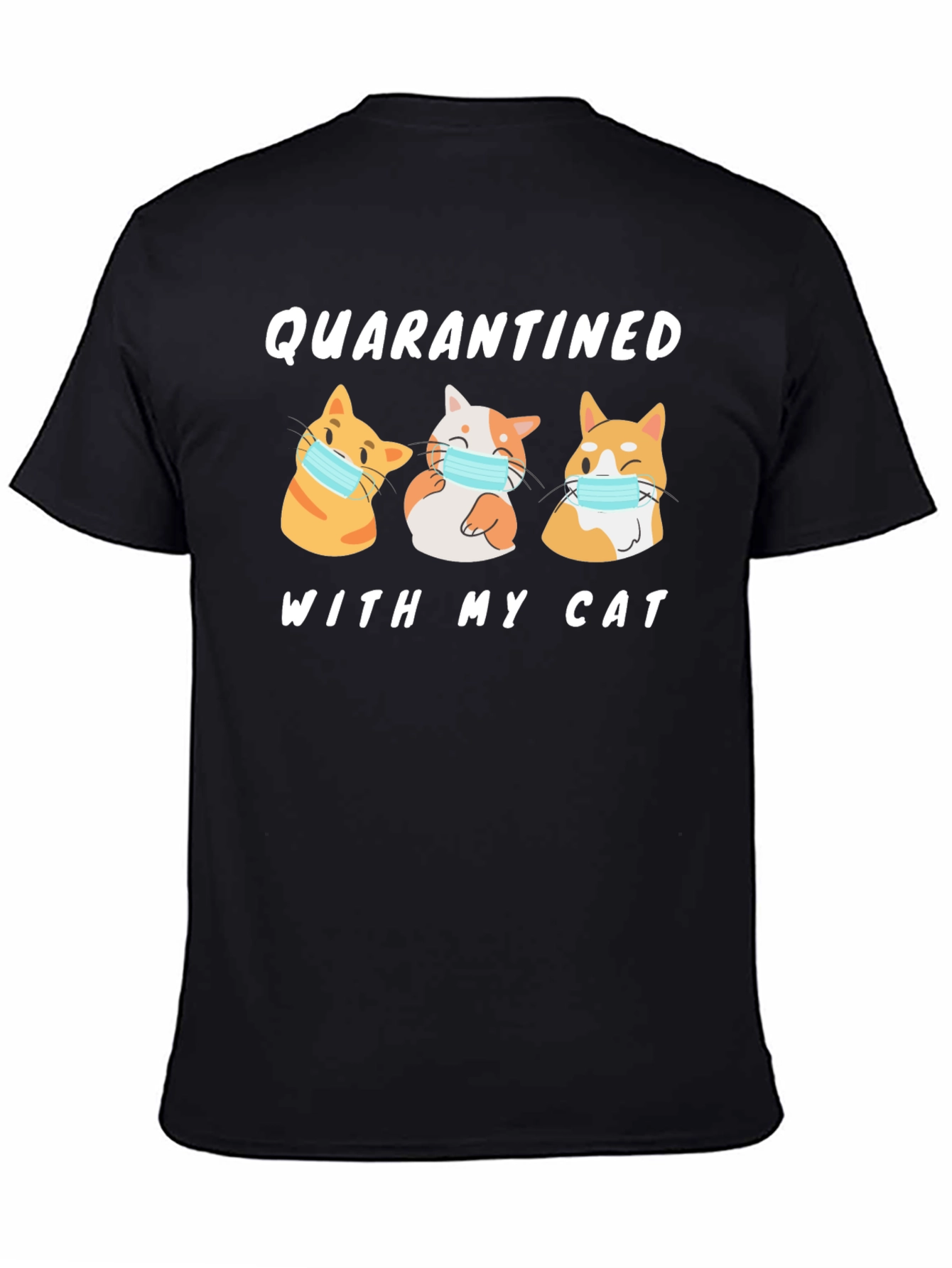 Camiseta En Cuarentena Con Mi Gato