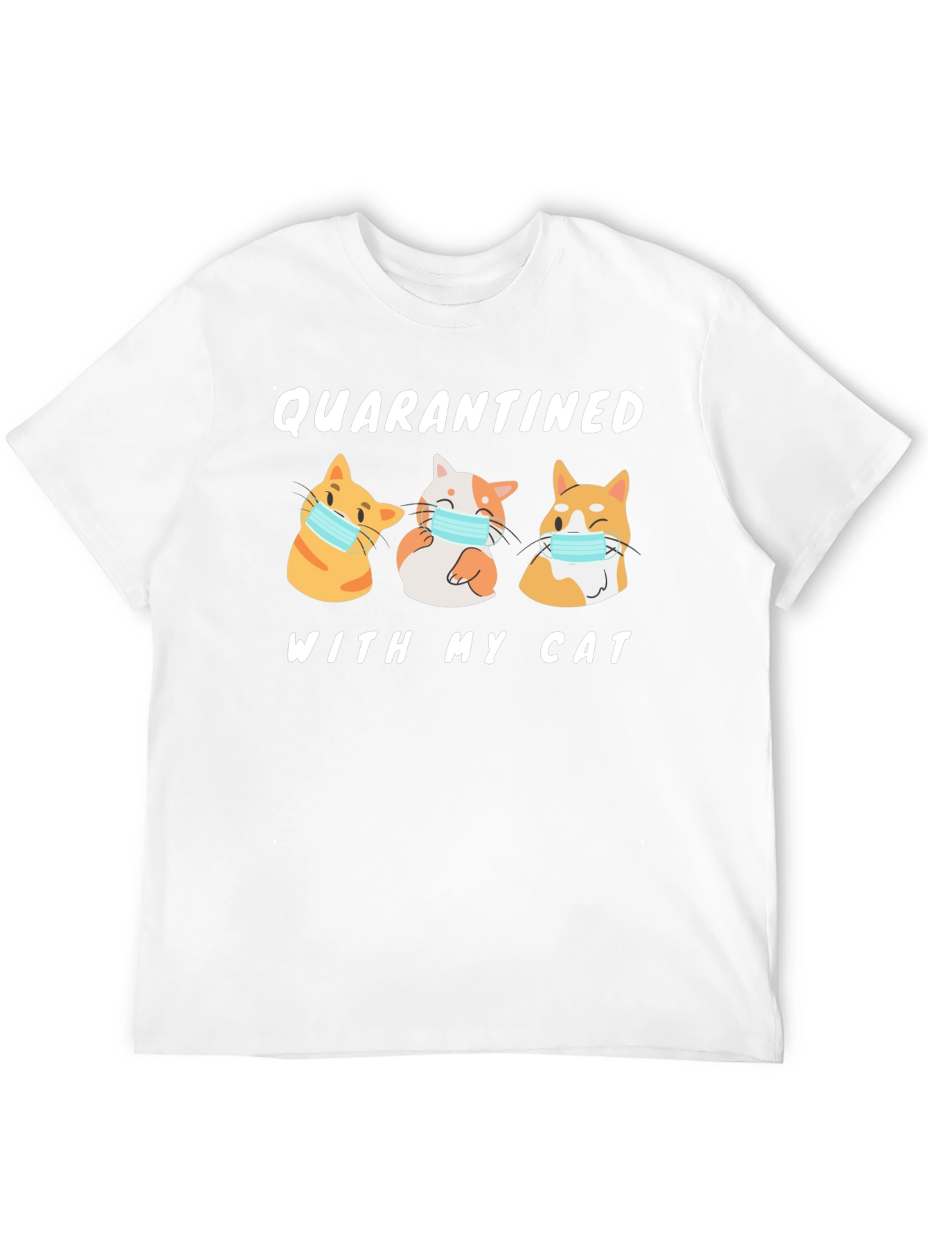 Camiseta En Cuarentena Con Mi Gato