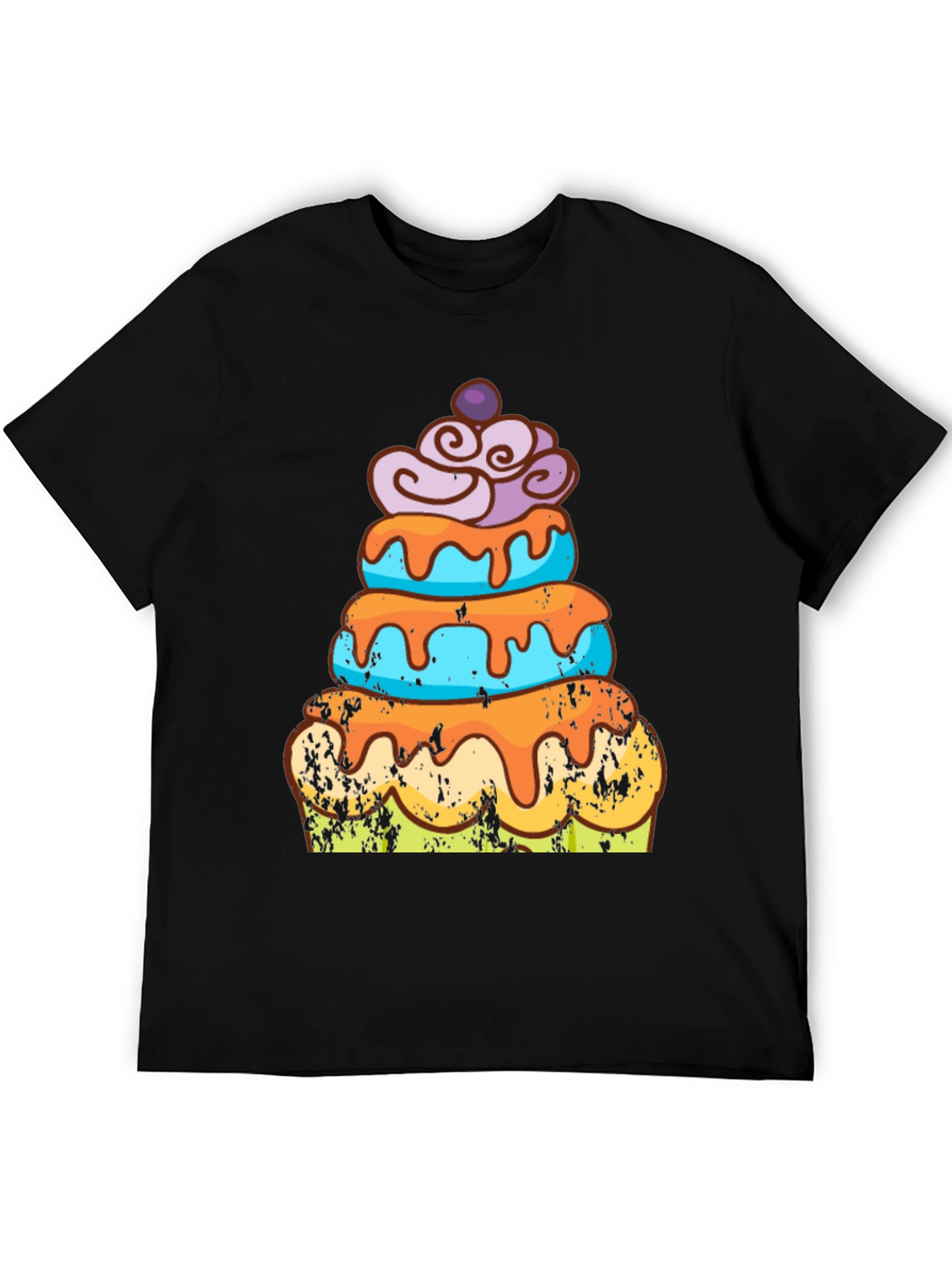 Camiseta Hombre Diseño Pastel Divertido