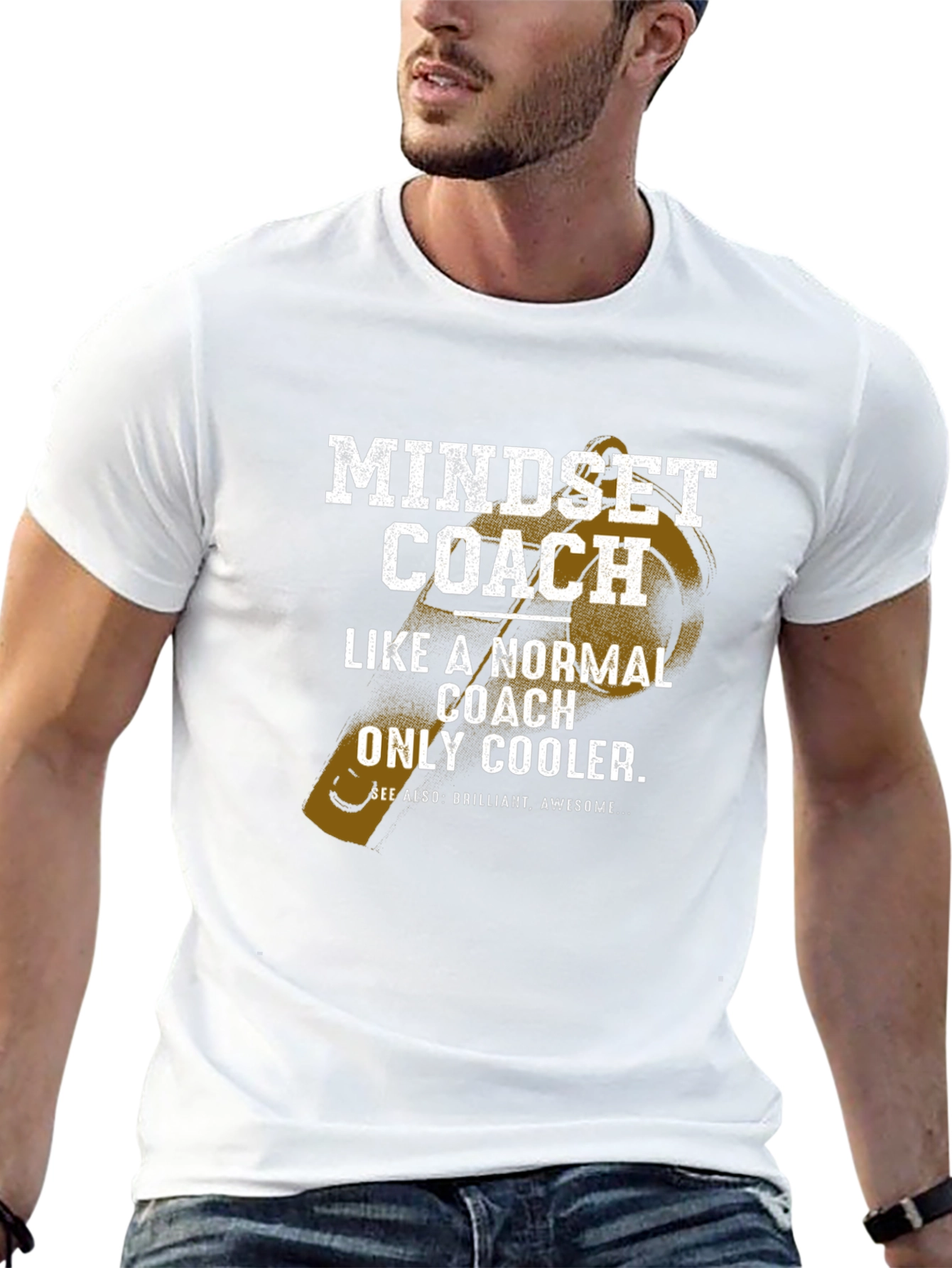 Camiseta Coach Mentalidad: Normal pero más genial