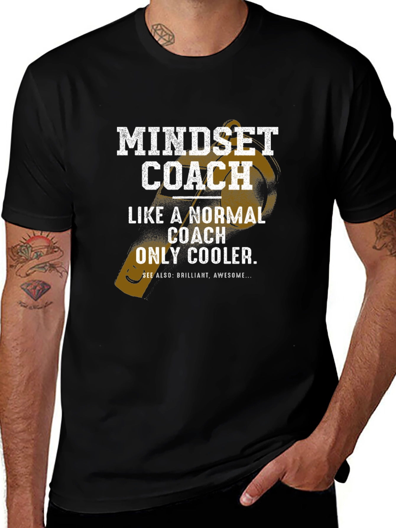 Camiseta Coach Mentalidad: Normal pero más genial