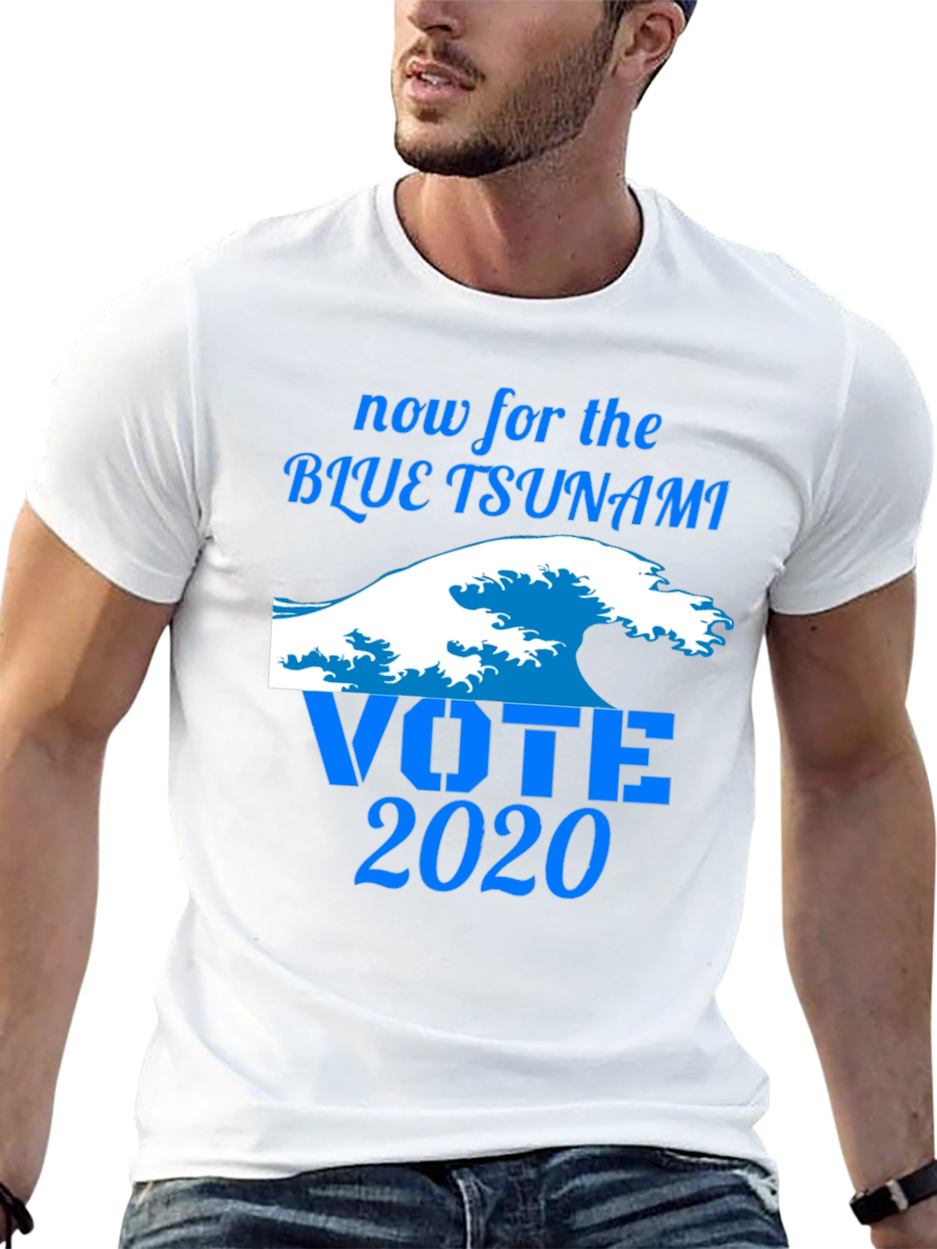 Camiseta Blue Tsunami Vote 2020 - ¡Expresa tu Opinión!