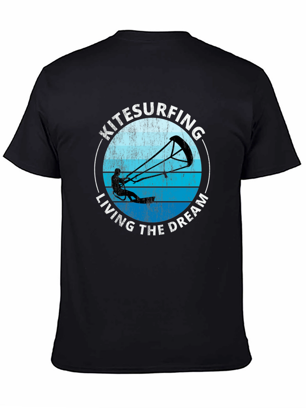 Camiseta Negra Kitesurf Living The Dream