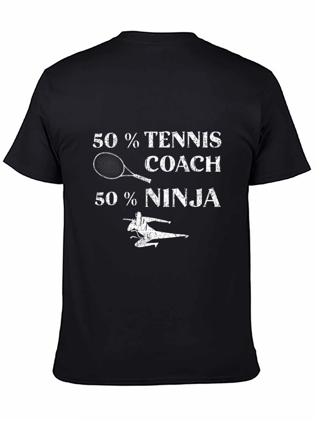 Camiseta Hombre 50% Tenis Coach 50% Ninja