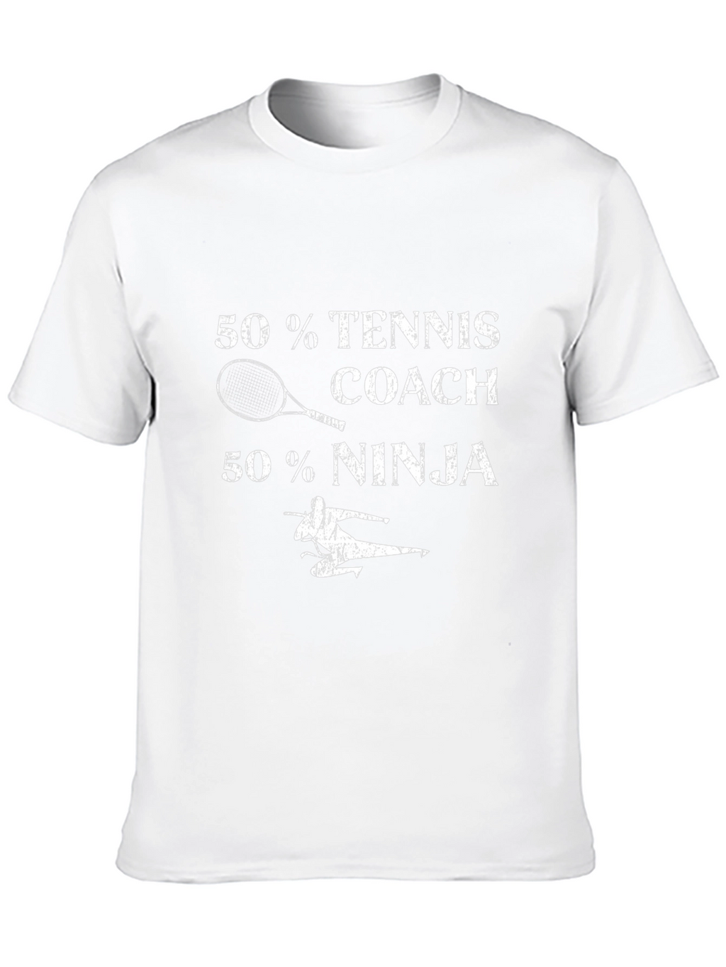 Camiseta Hombre 50% Tenis Coach 50% Ninja