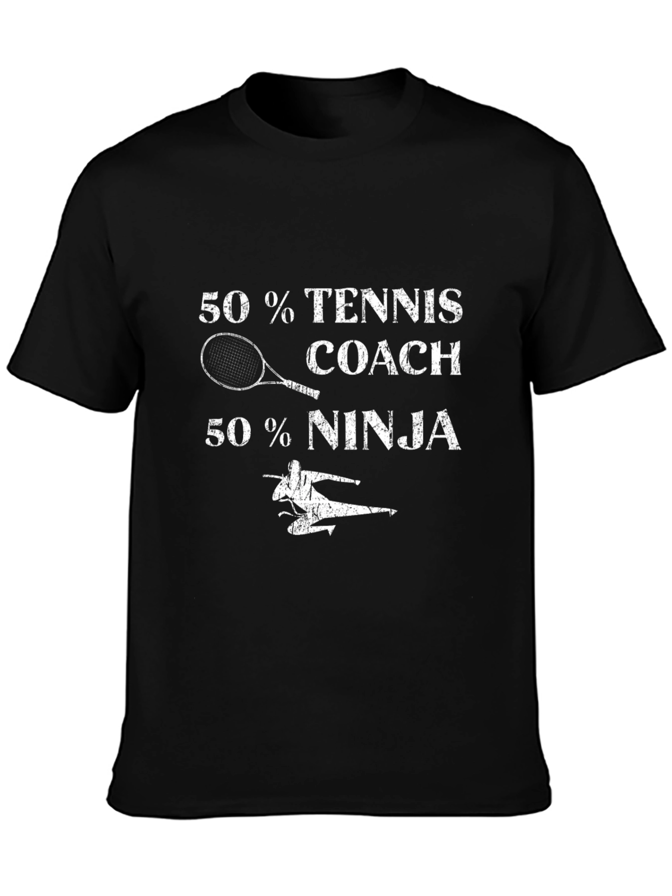 Camiseta Hombre 50% Tenis Coach 50% Ninja