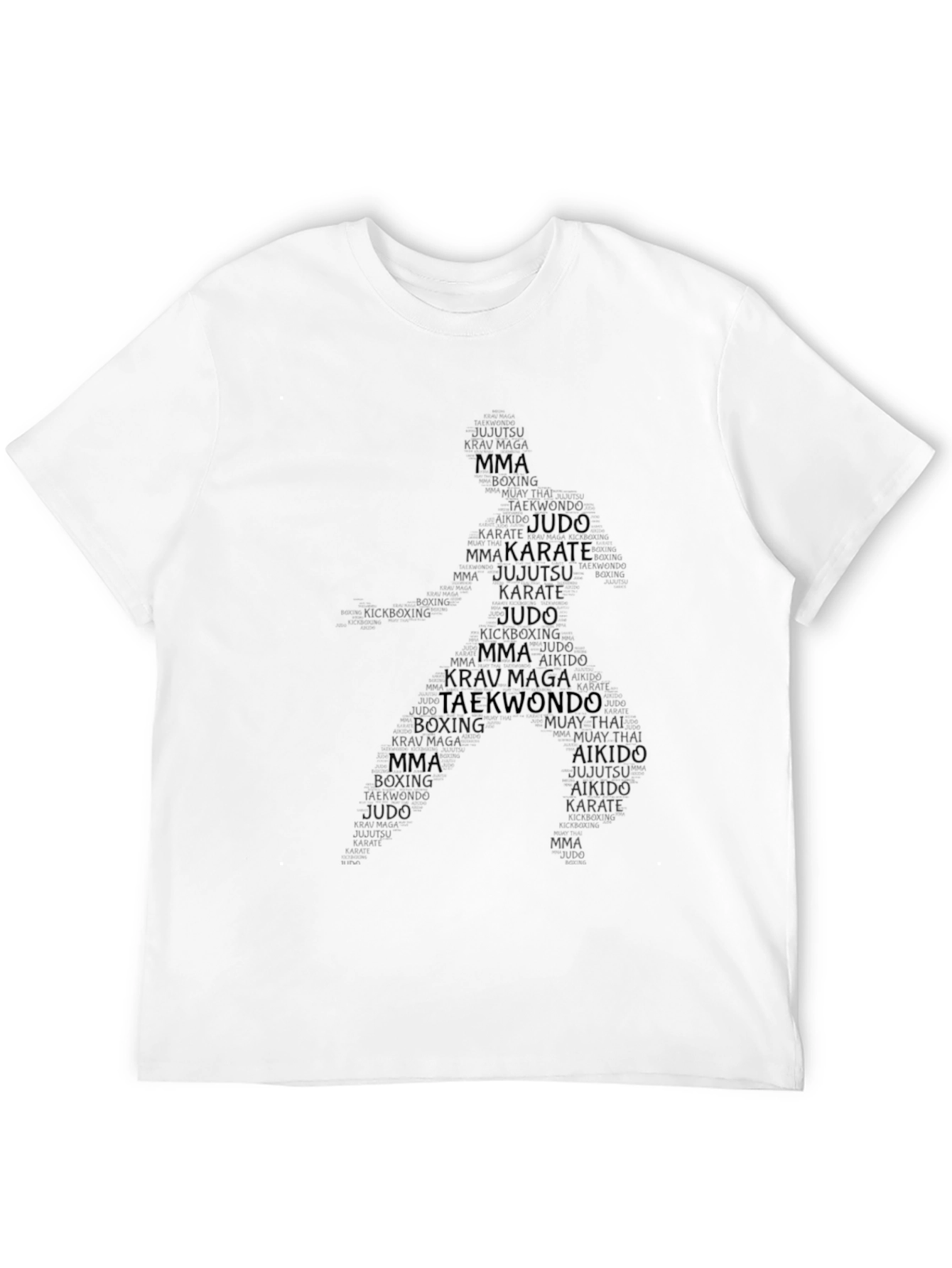 Camiseta Hombre Negra Artes Marciales