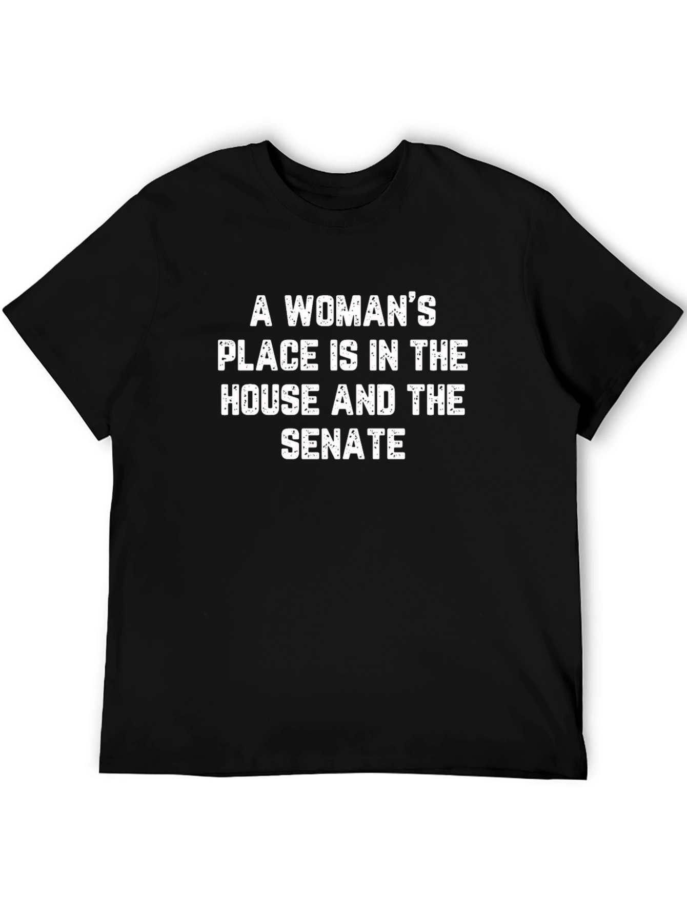 Camiseta con mensaje feminista para la mujer