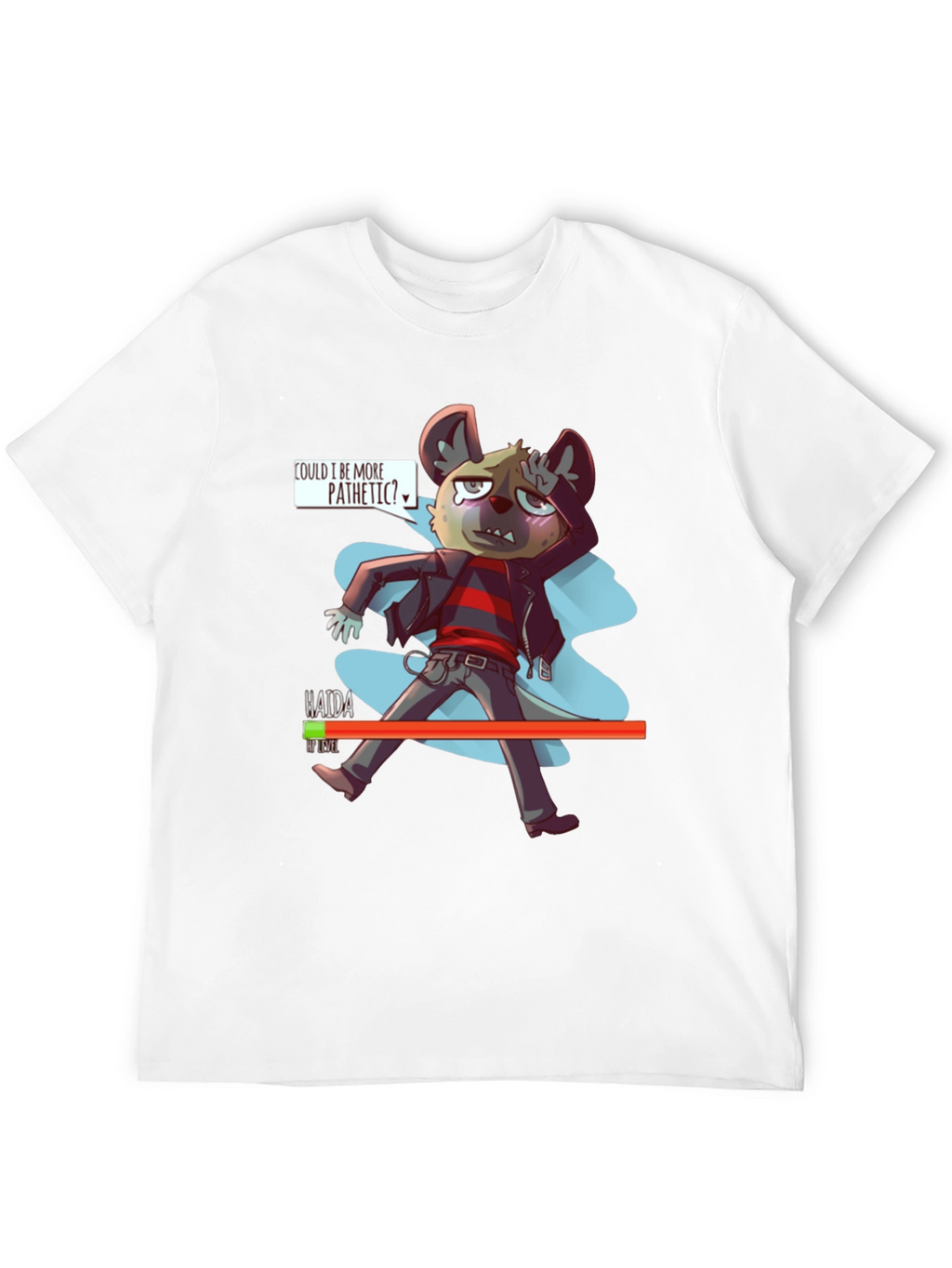 Camiseta Hombre Negra Haida Aggretsuko