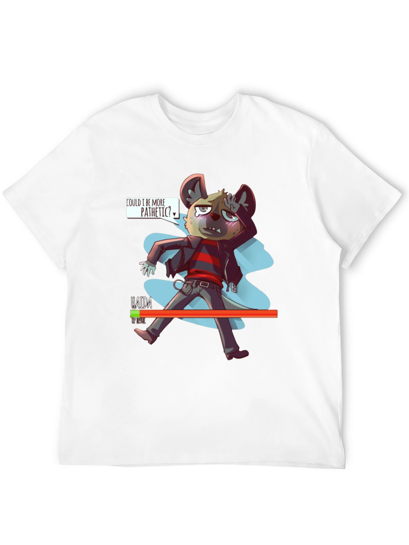 Camiseta Hombre Negra Haida Aggretsuko
