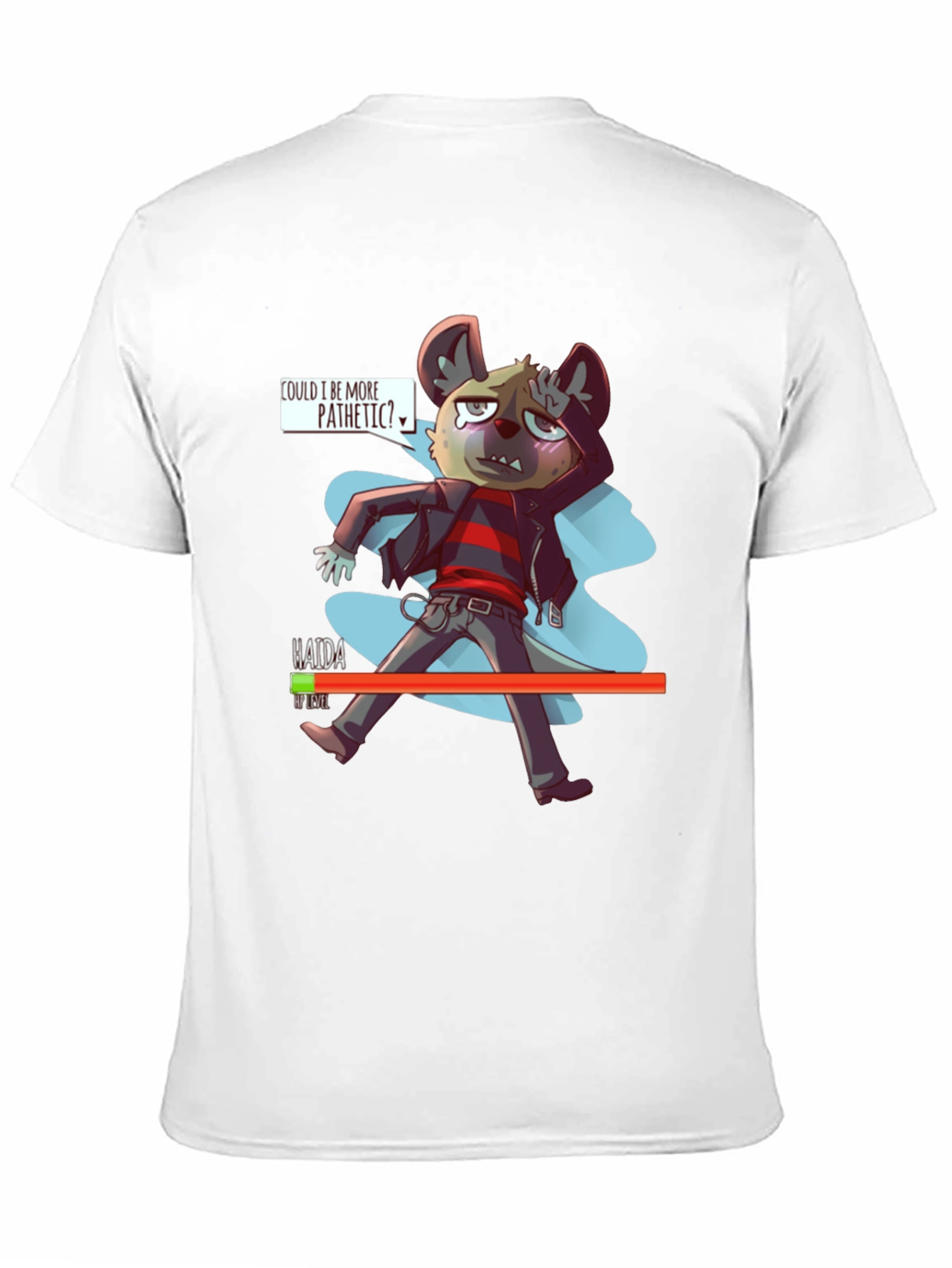 Camiseta Hombre Negra Haida Aggretsuko