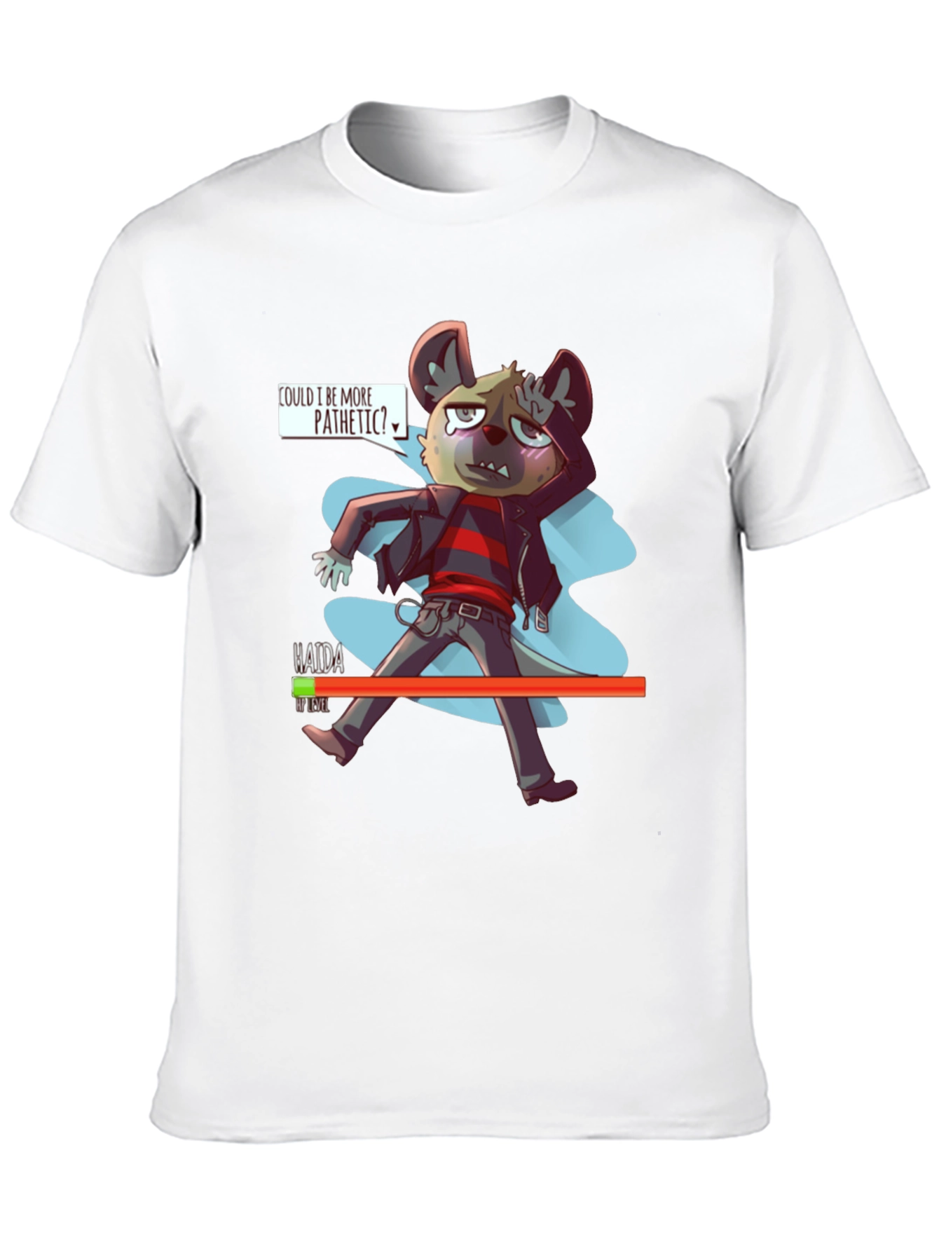 Camiseta Hombre Negra Haida Aggretsuko