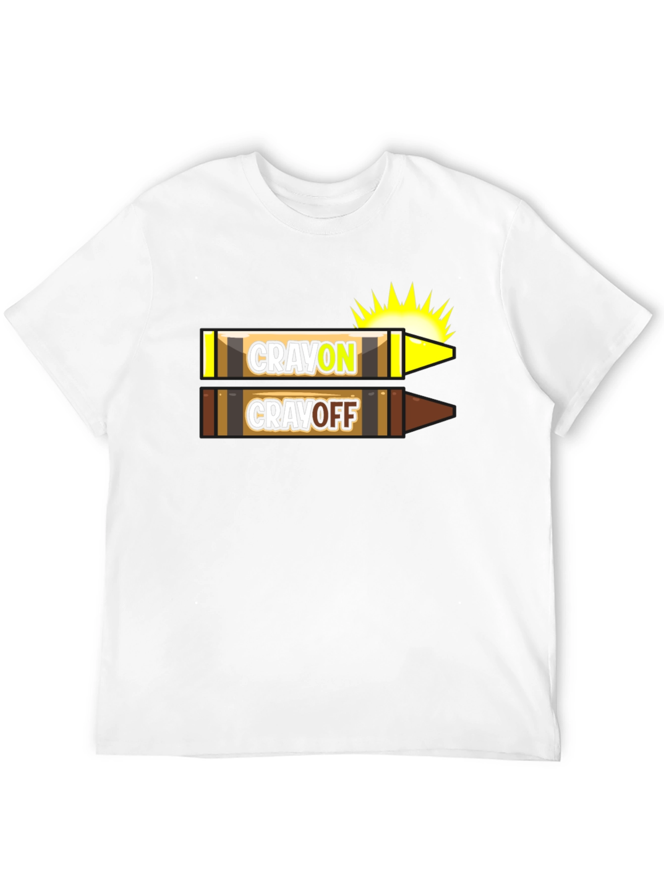Camiseta CRAYON CRAYOFF Divertida para Artistas