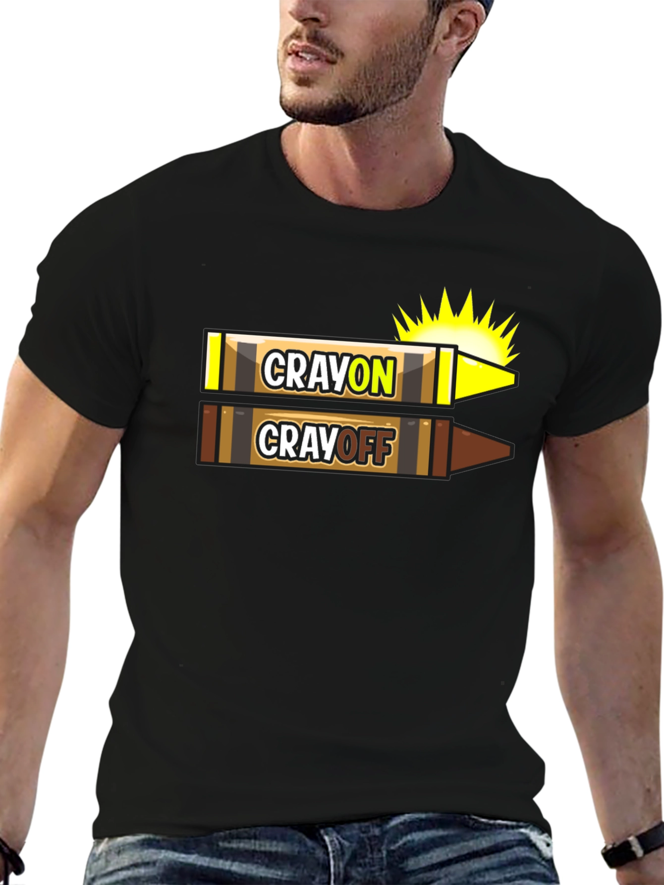 Camiseta CRAYON CRAYOFF Divertida para Artistas