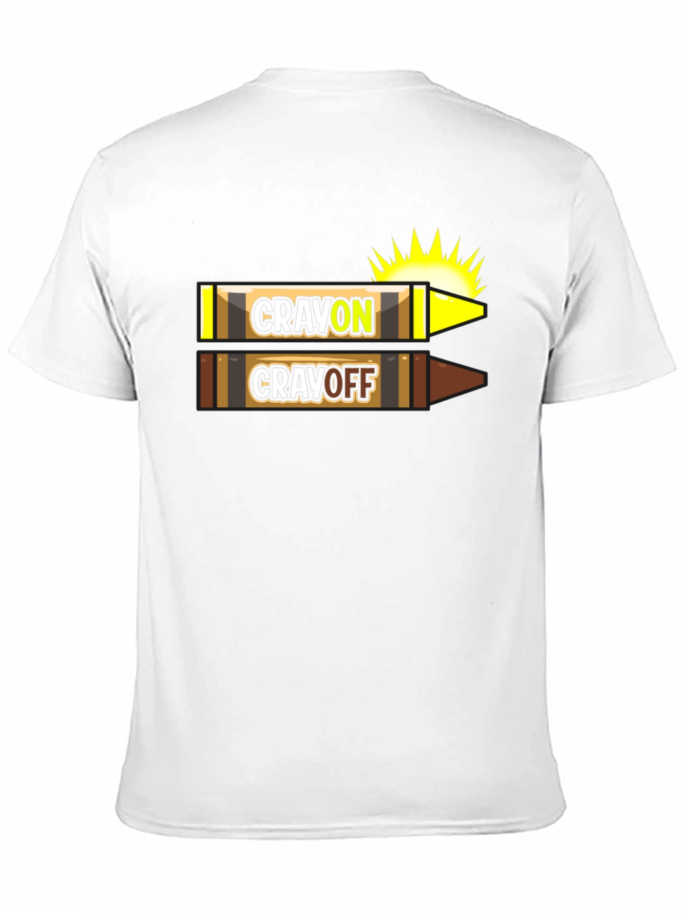 Camiseta CRAYON CRAYOFF Divertida para Artistas