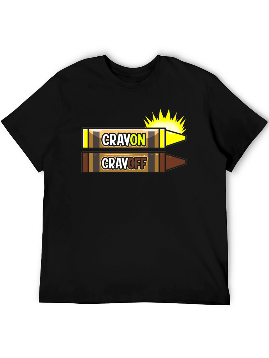 Camiseta CRAYON CRAYOFF Divertida para Artistas