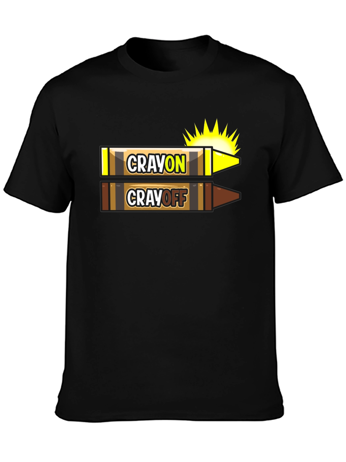 Camiseta CRAYON CRAYOFF Divertida para Artistas